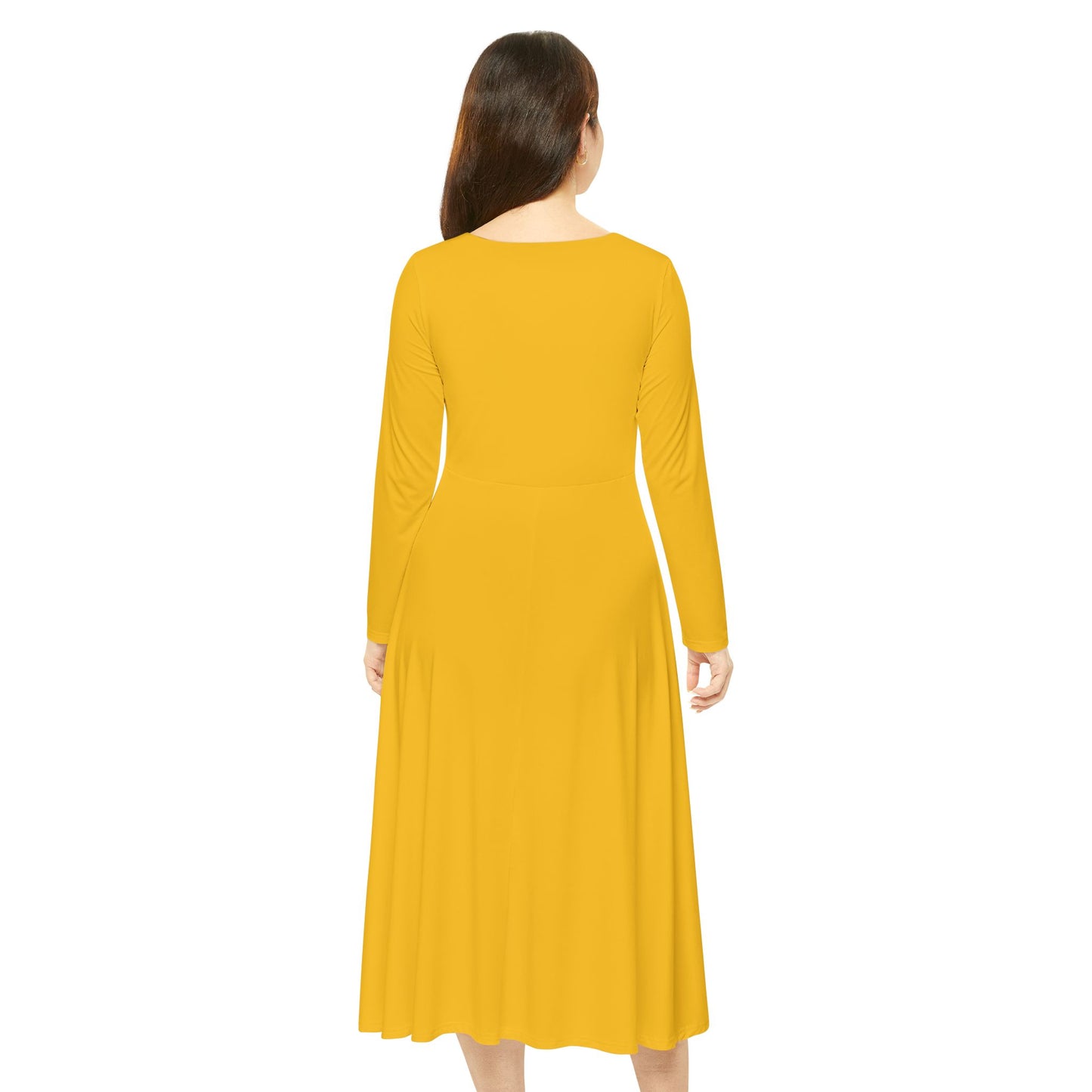 Women's Long Sleeve Dress (Hippie 9))