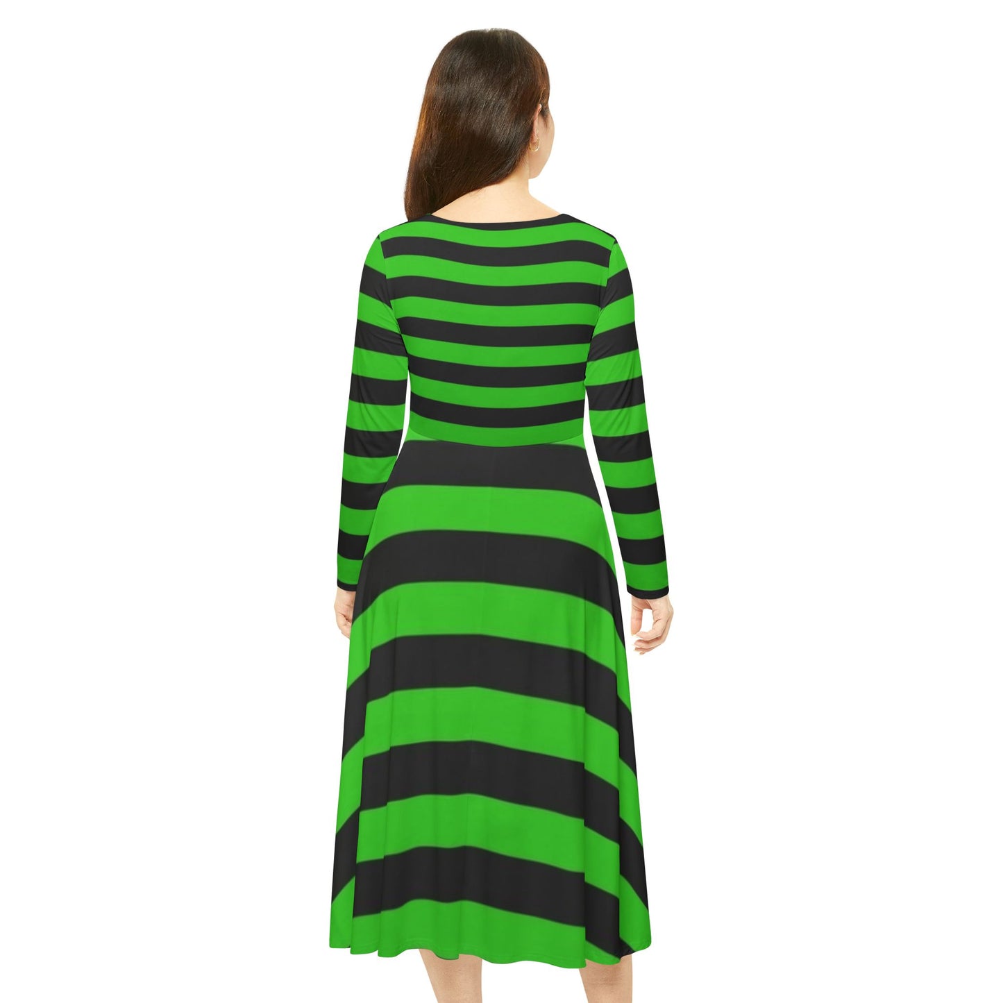 Women's Long Sleeve Dress (Hippie 25)