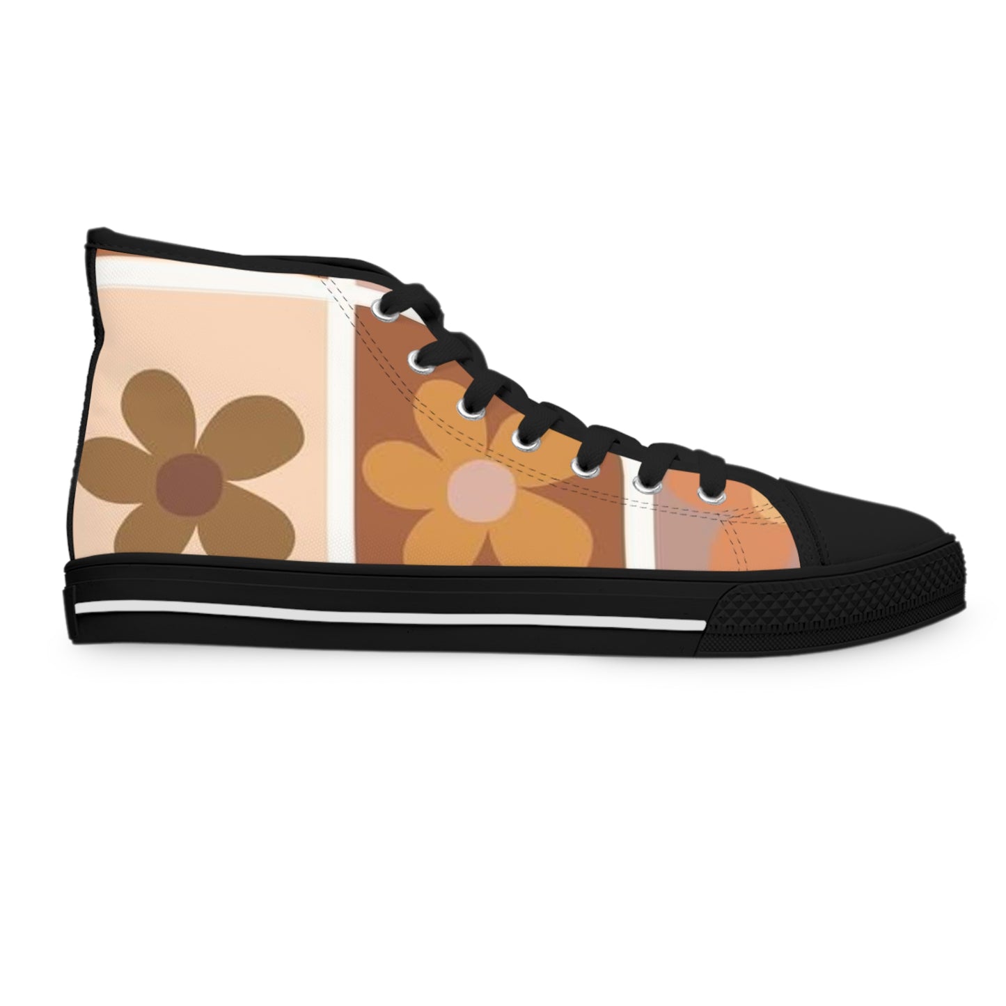 Women's High Top Sneakers(Retro Brown)