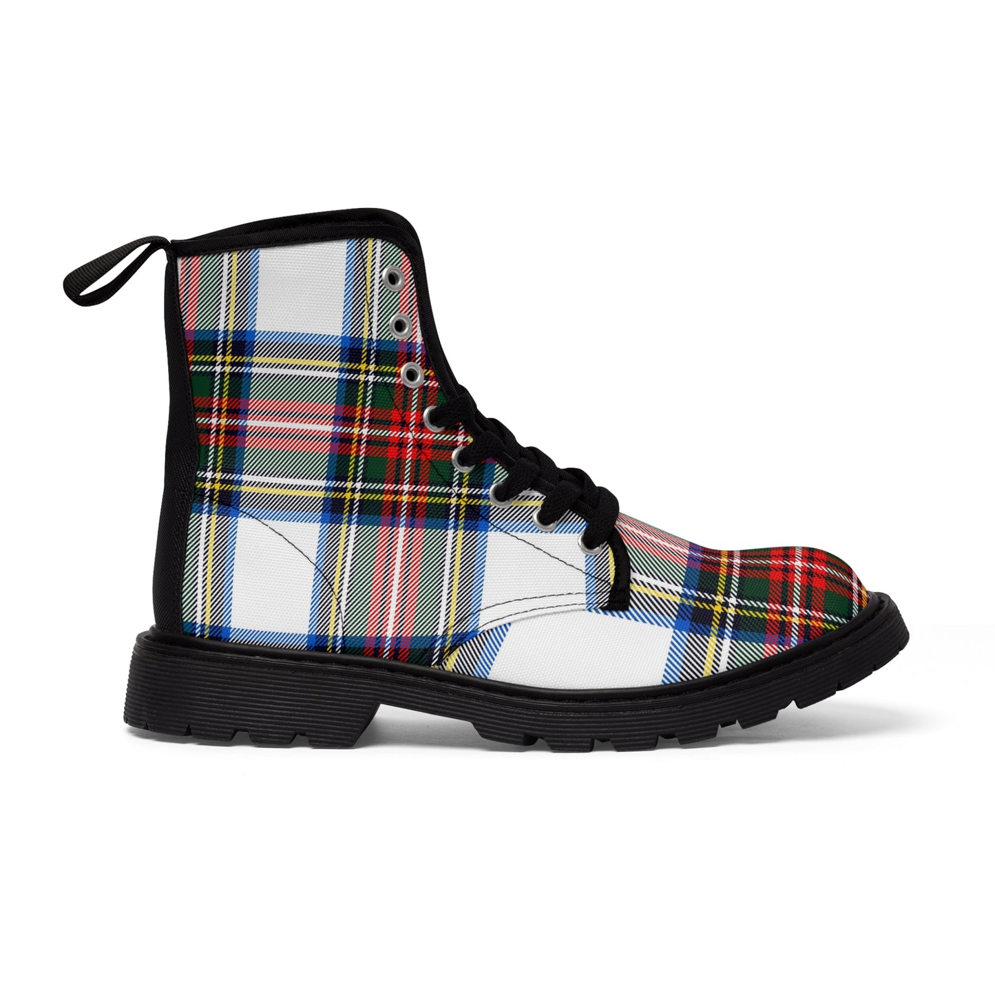 Women's Canvas Boots(Plaid)