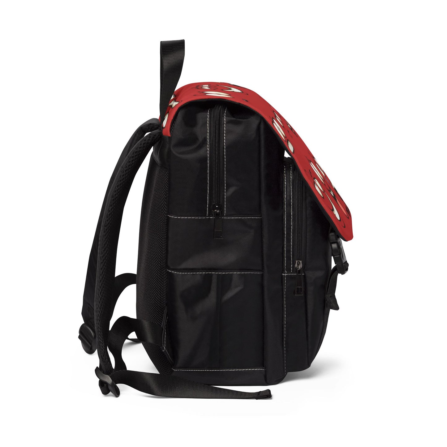 Casual Shoulder Backpack(Red Face)