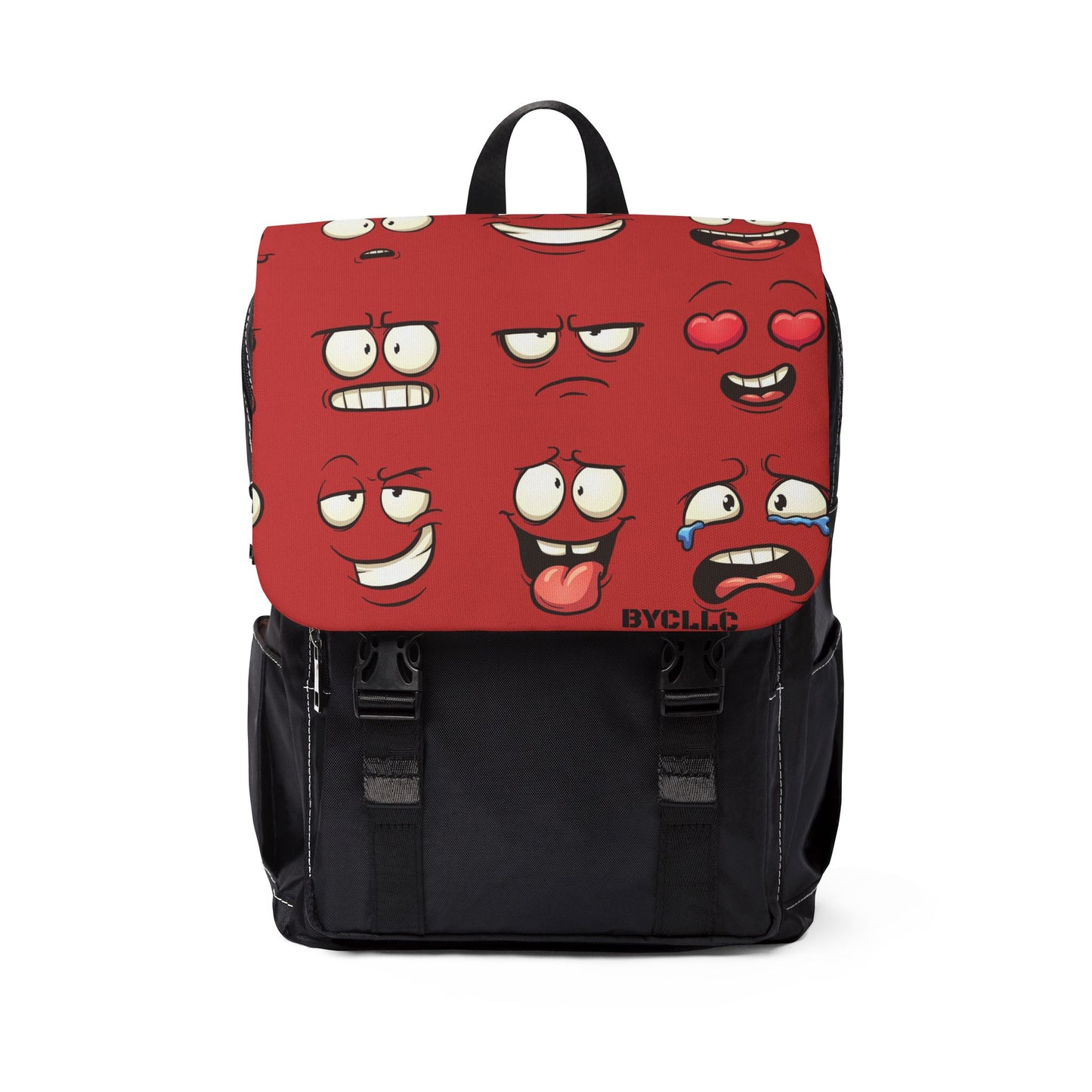 Casual Shoulder Backpack(Red Face)