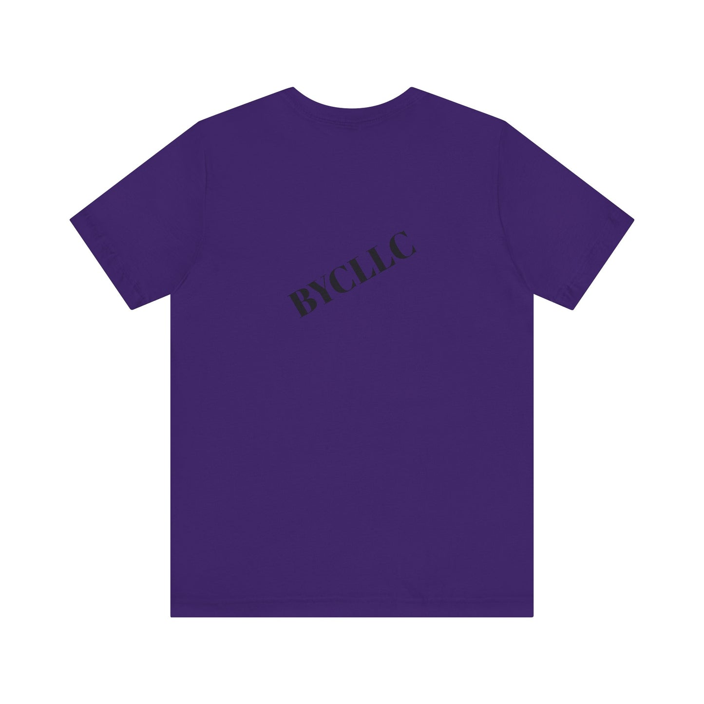 Unisex Jersey Short Sleeve Tee(Purple and Gold)