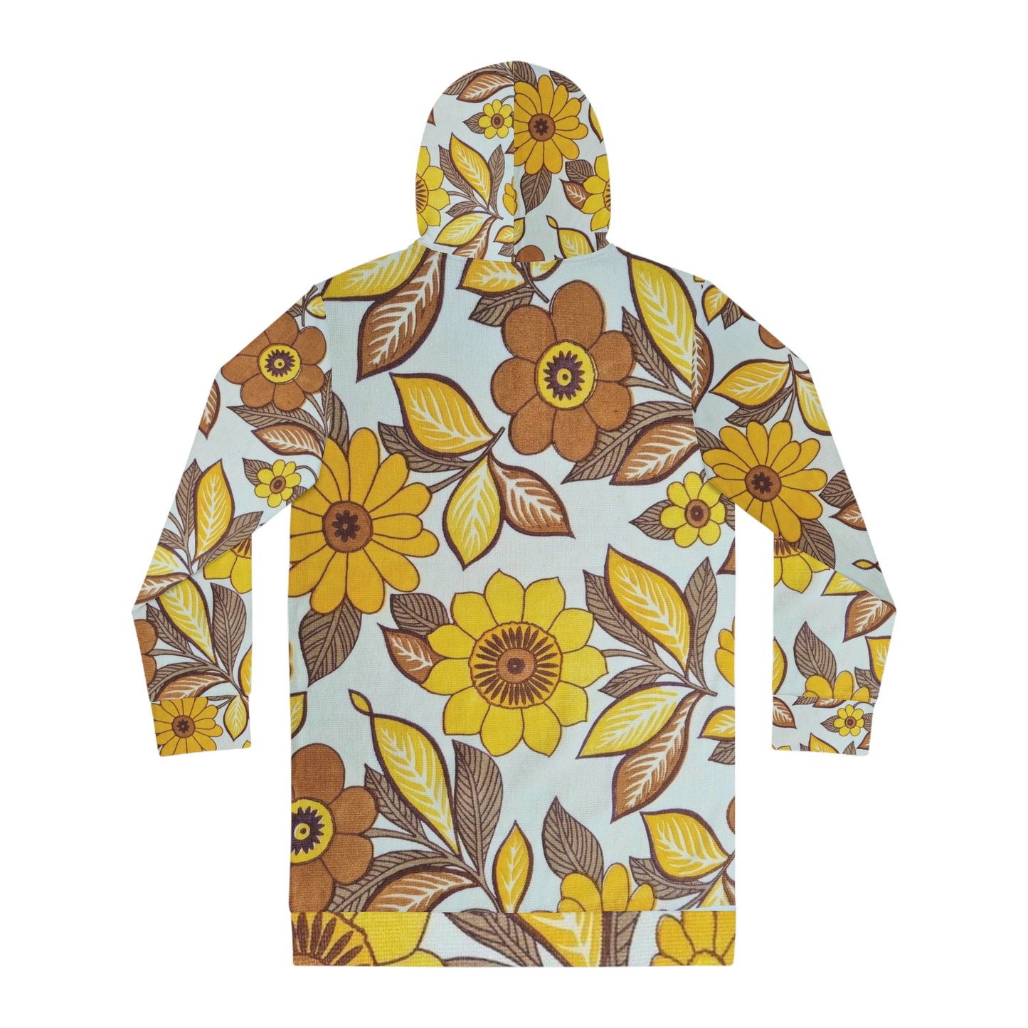 Women's Hoodie Dress (Sunny sunflowers))