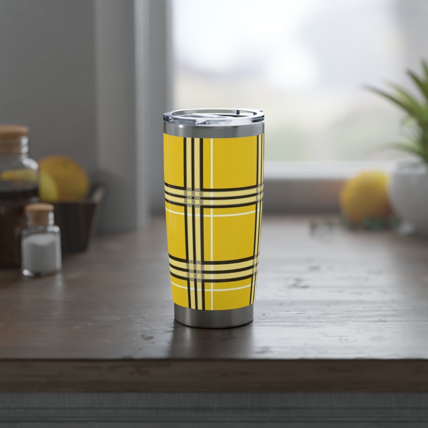 Vagabond 20oz Tumbler(yellow plaid)