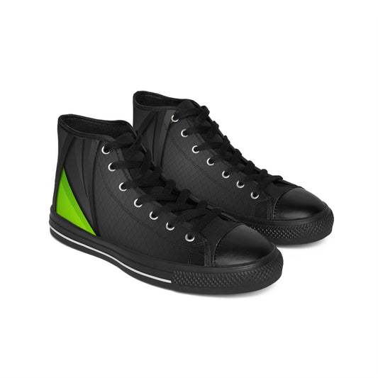 Women's Classic Sneakers(Green and Black)