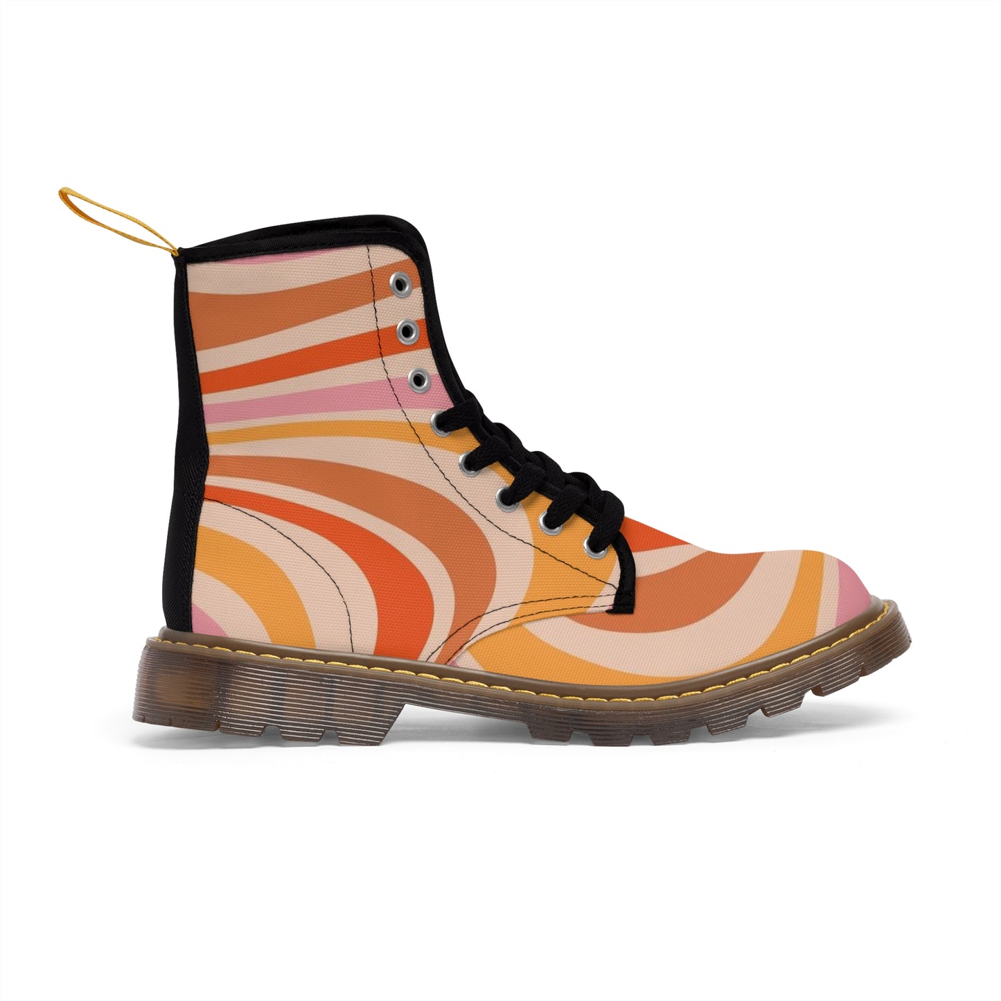 Women's Canvas Boots(Retro Wave)