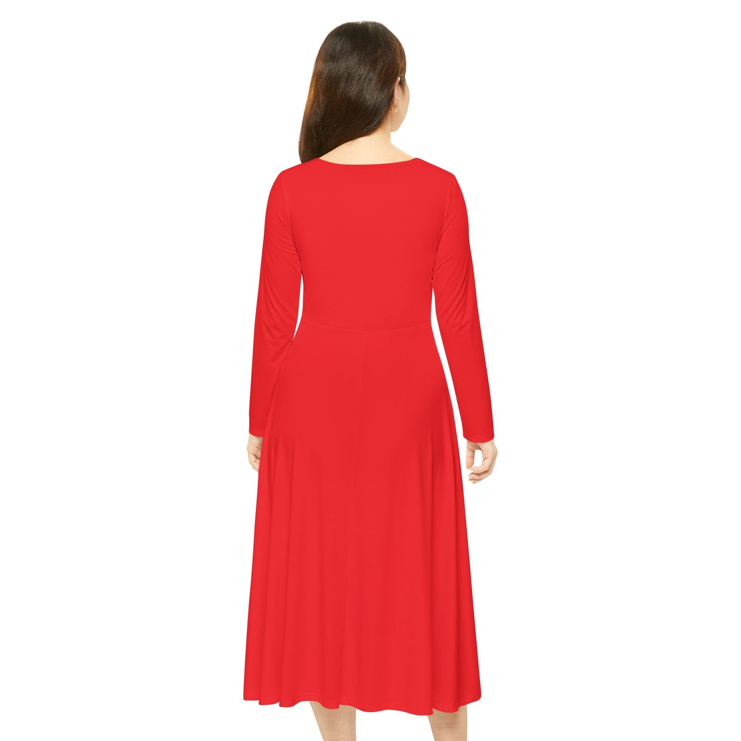 Women's Long Sleeve Dress (Hippie 16)