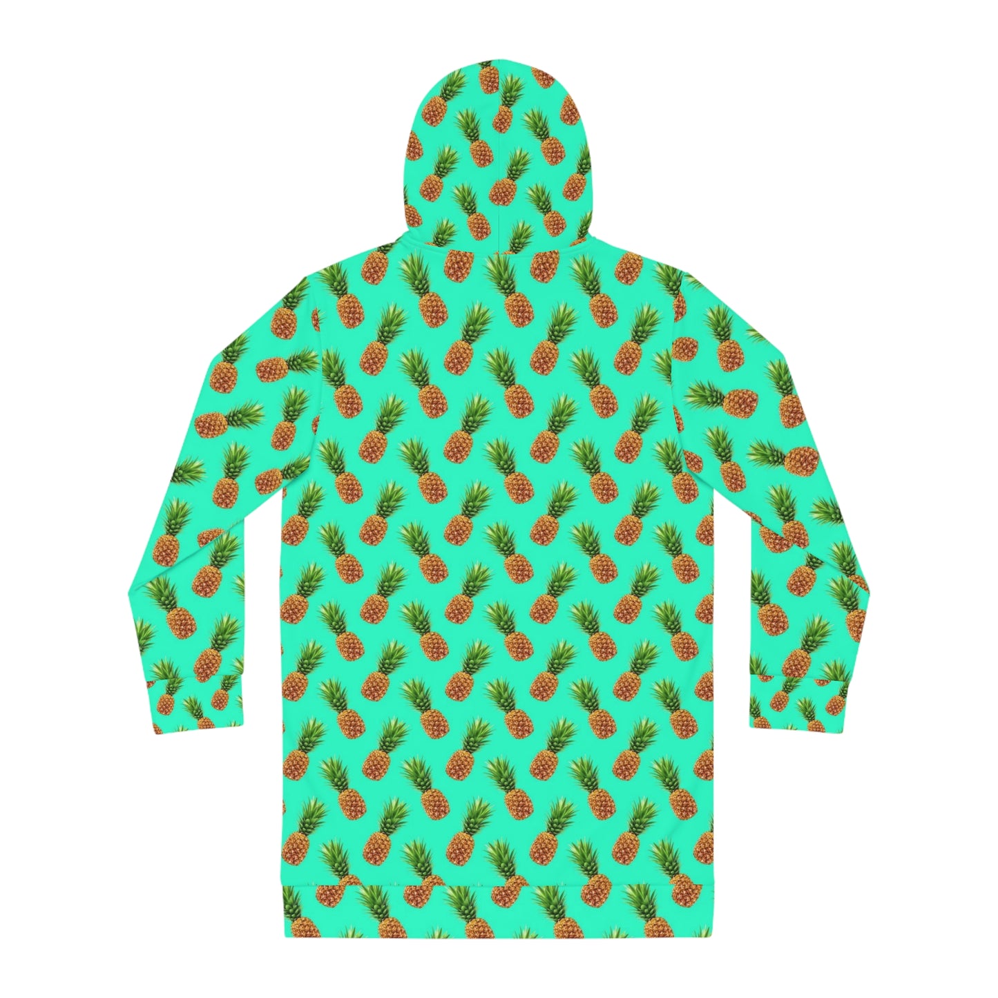 Women's Hoodie Dress (Pineapples)