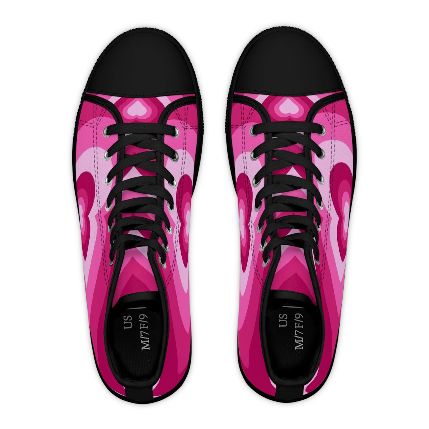 Women's High Top Sneakers(Pink Luv)