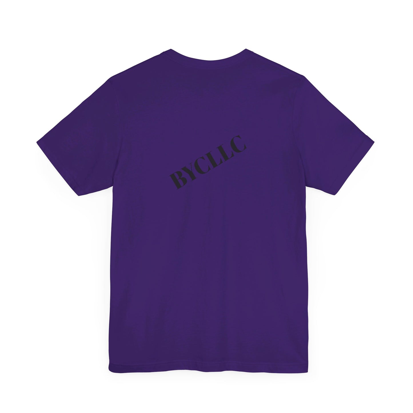 Unisex Jersey Short Sleeve Tee(Purple and Gold)