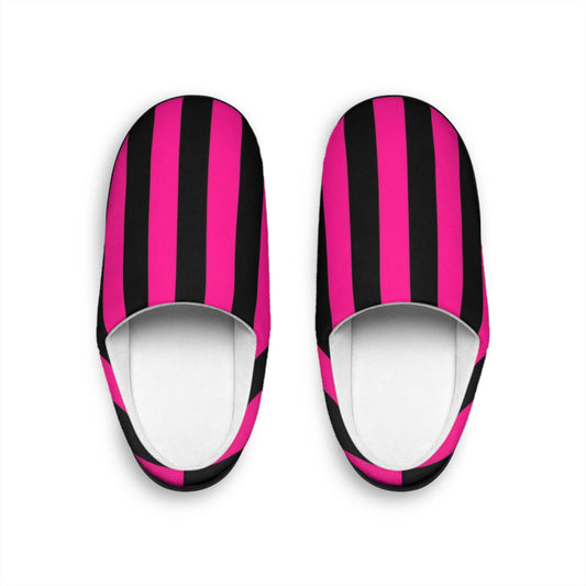 Women's Indoor Slippers(pink and black)