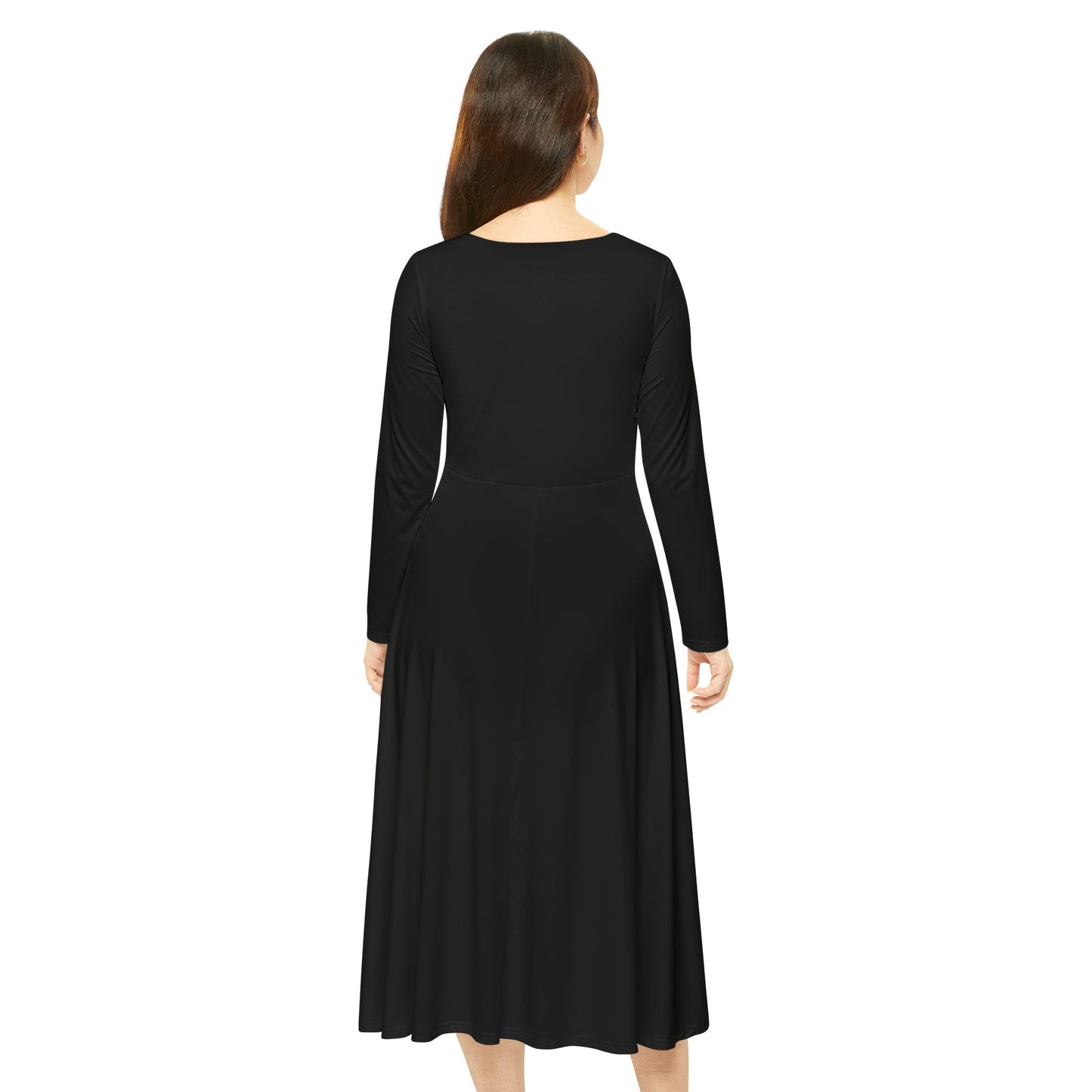 Women's Long Sleeve Dress (Hippie 13)