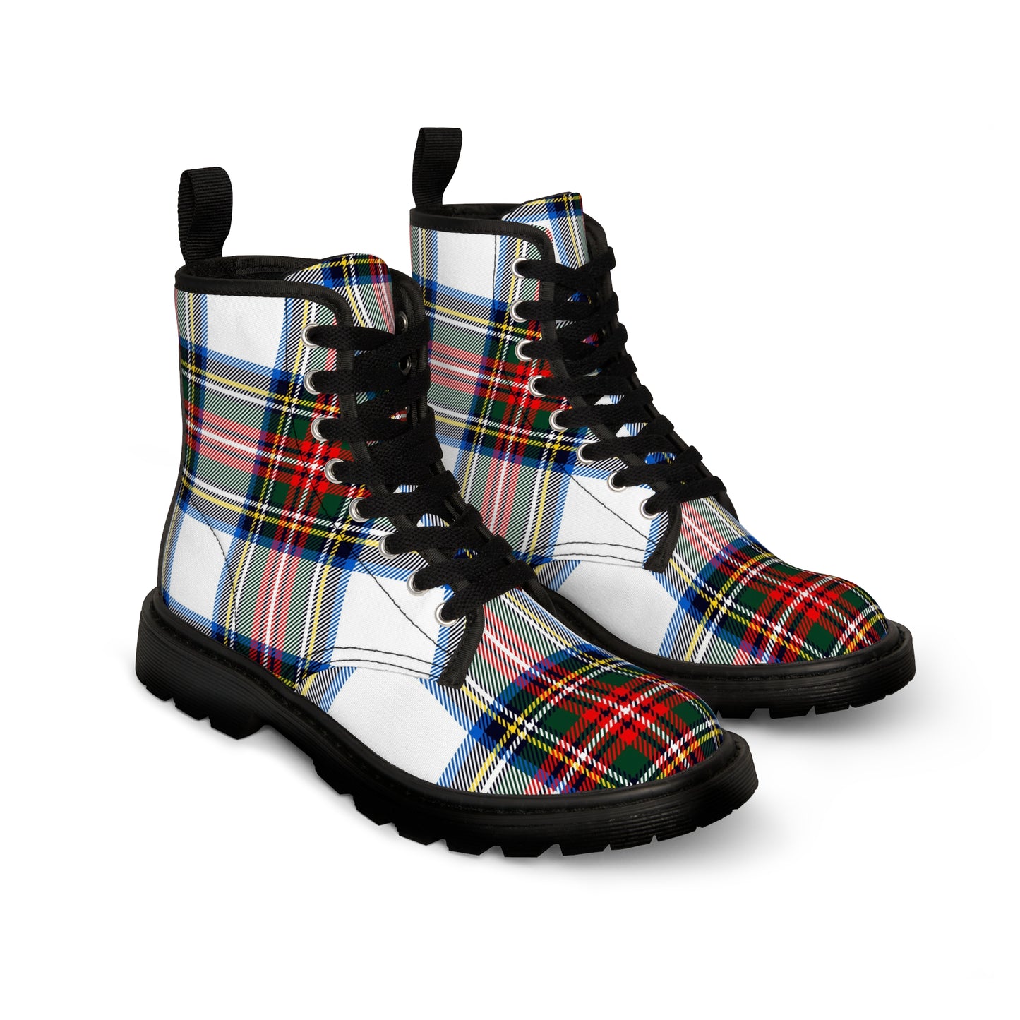 Women's Canvas Boots(Plaid)