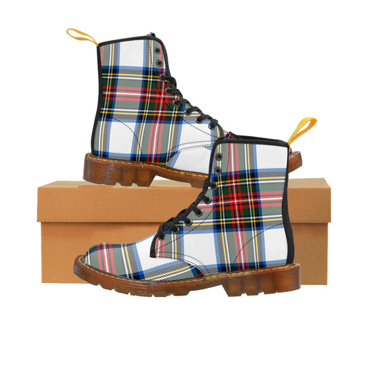 Women's Canvas Boots(Plaid)