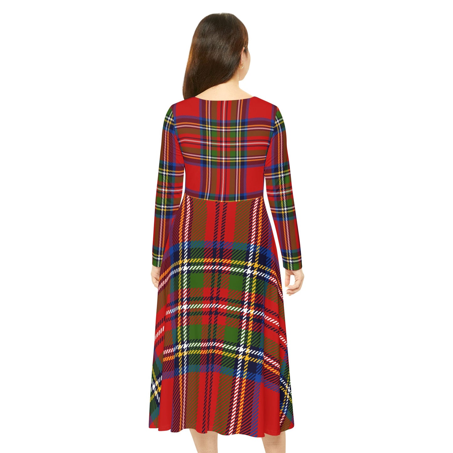 Women's Long Sleeve Dress (Hippie 14)