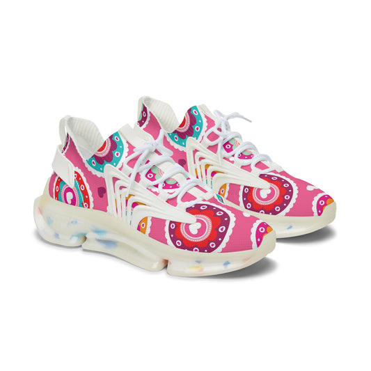 Women's Mesh  Running Sneakers(Pretty in pink)