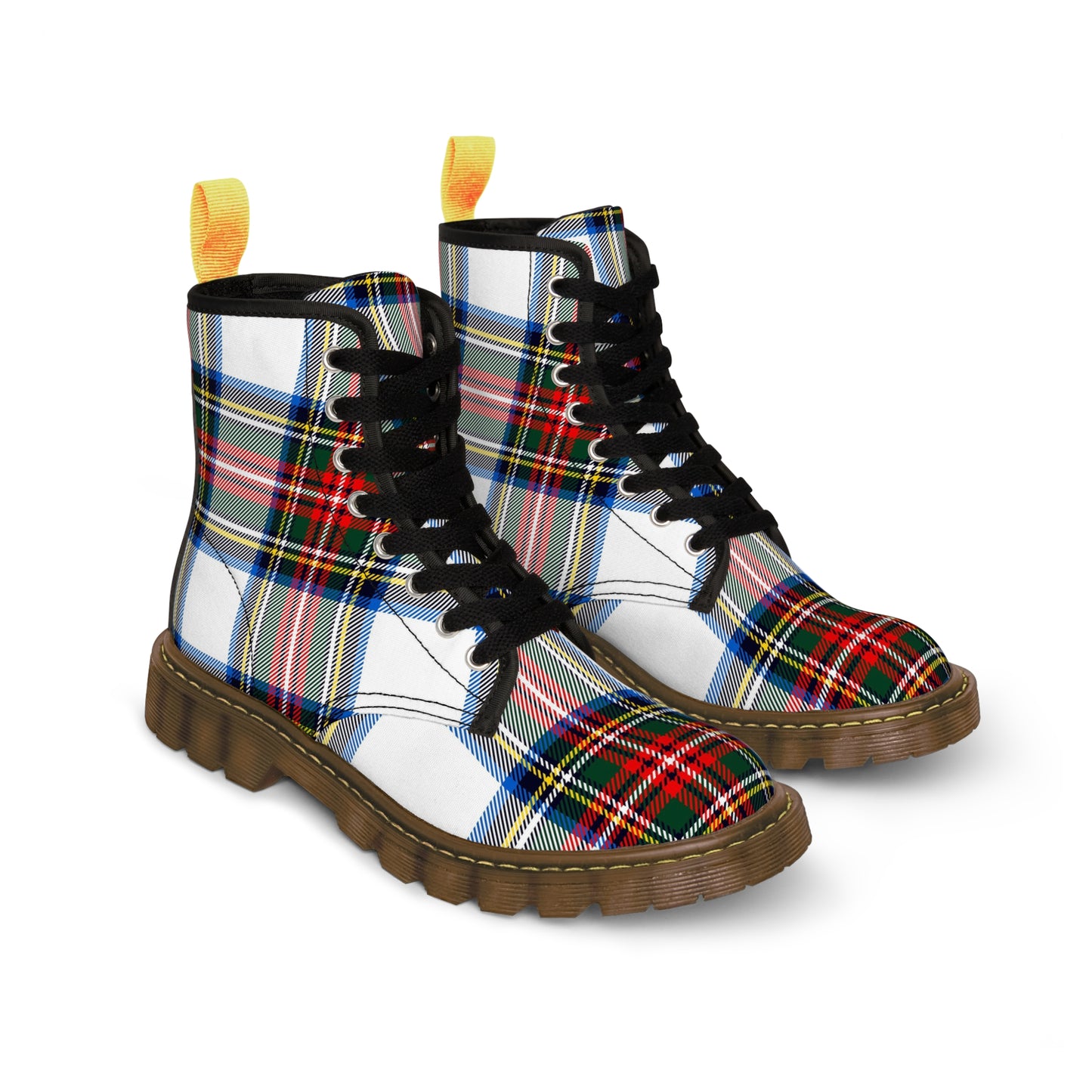 Women's Canvas Boots(Plaid)