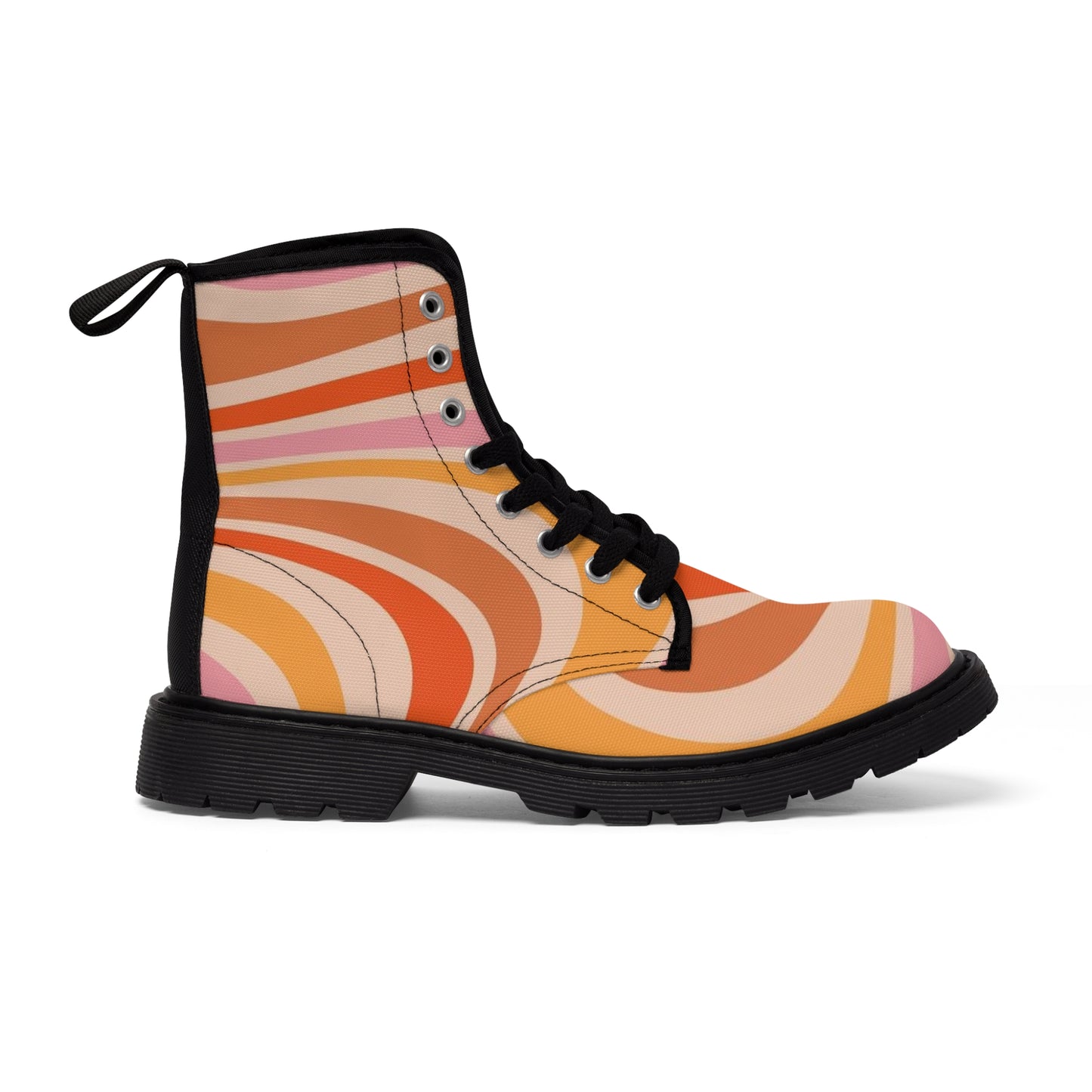 Women's Canvas Boots(Retro Wave)