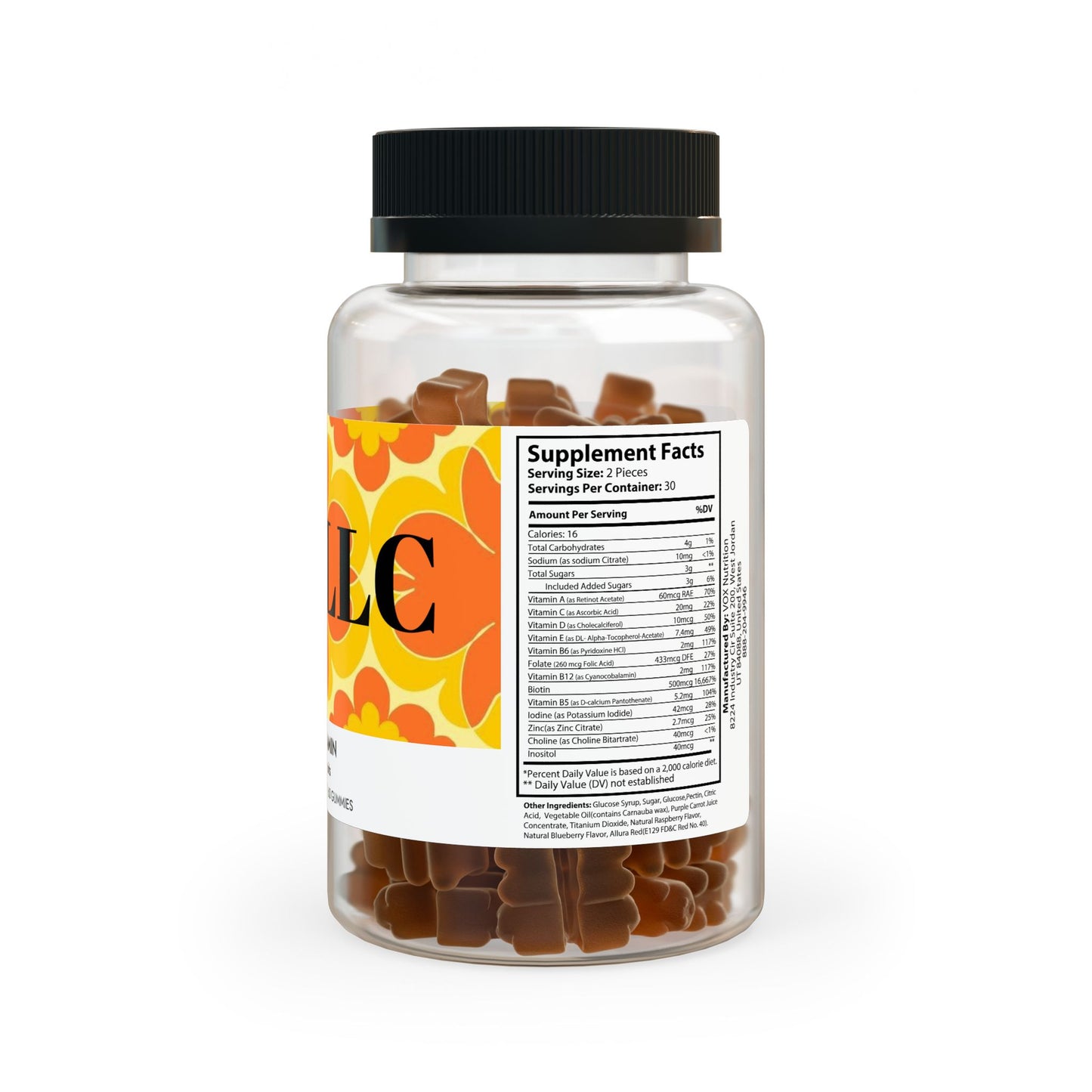 Be ye covered llc Hair Vitamin Gummies (60 Gummies)