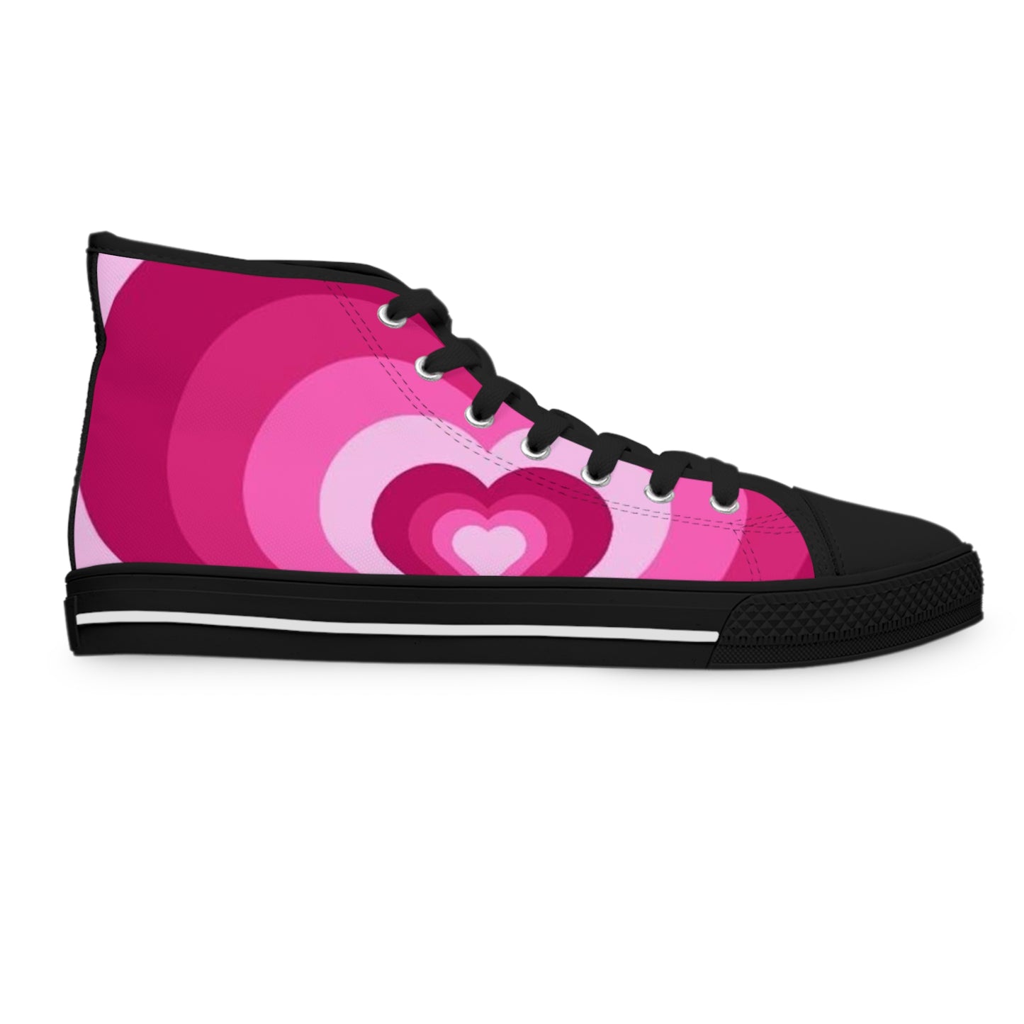 Women's High Top Sneakers(Pink Luv)