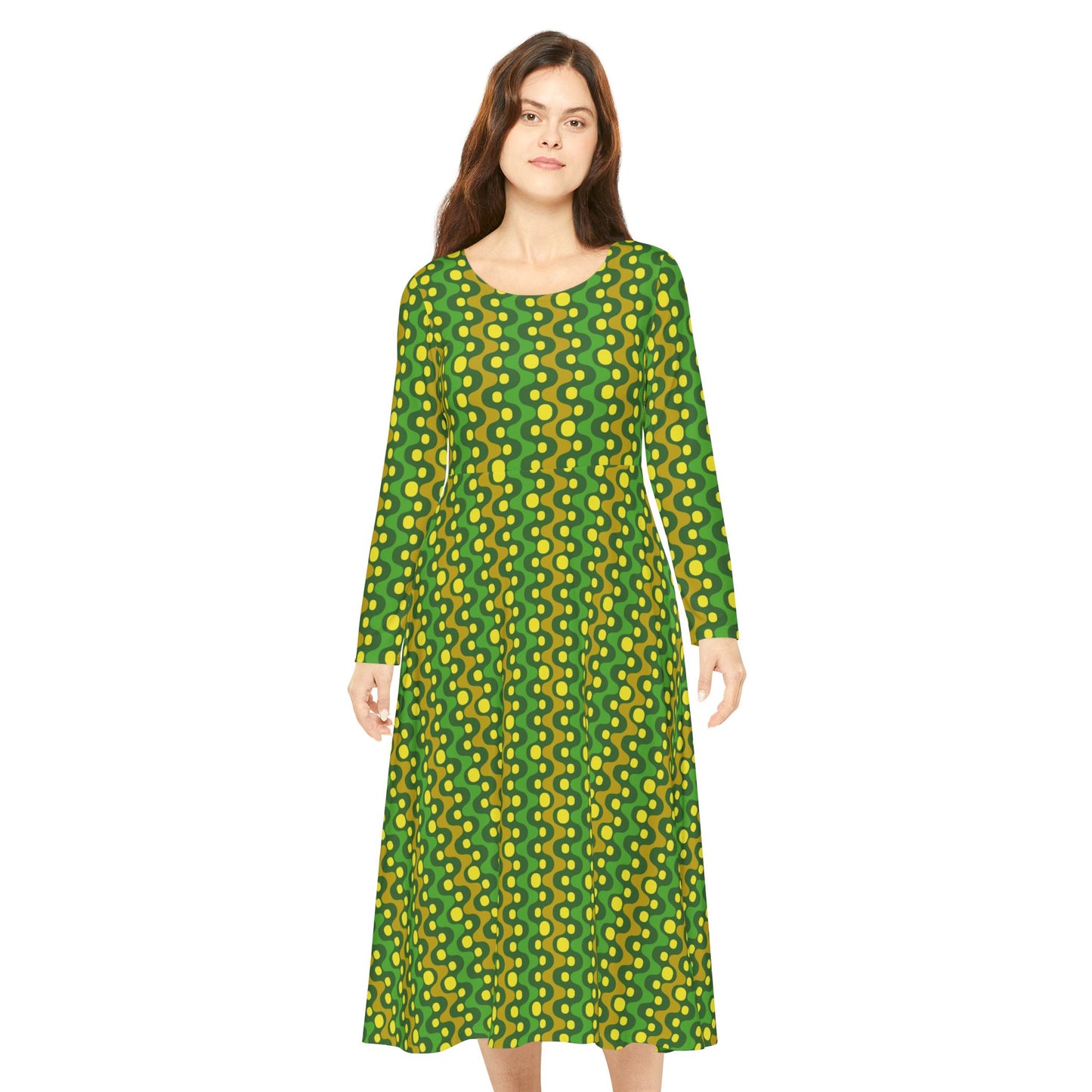 Women's Long Sleeve Dress (Hippie)