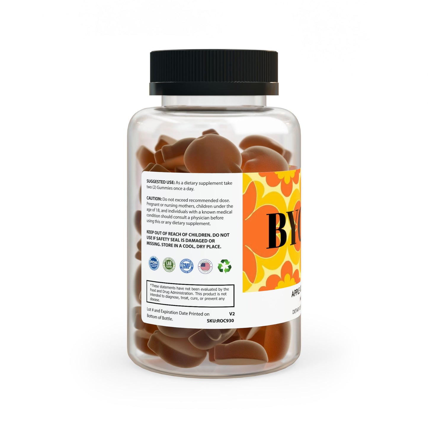 Be ye covered llc Apple Cider Vinegar Gummies (60 Gummies)