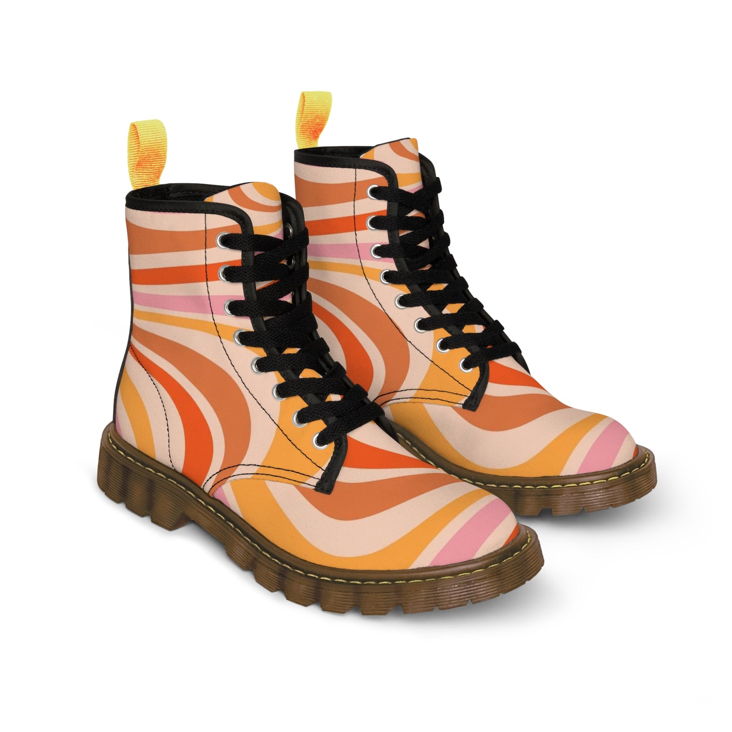 Women's Canvas Boots(Retro Wave)