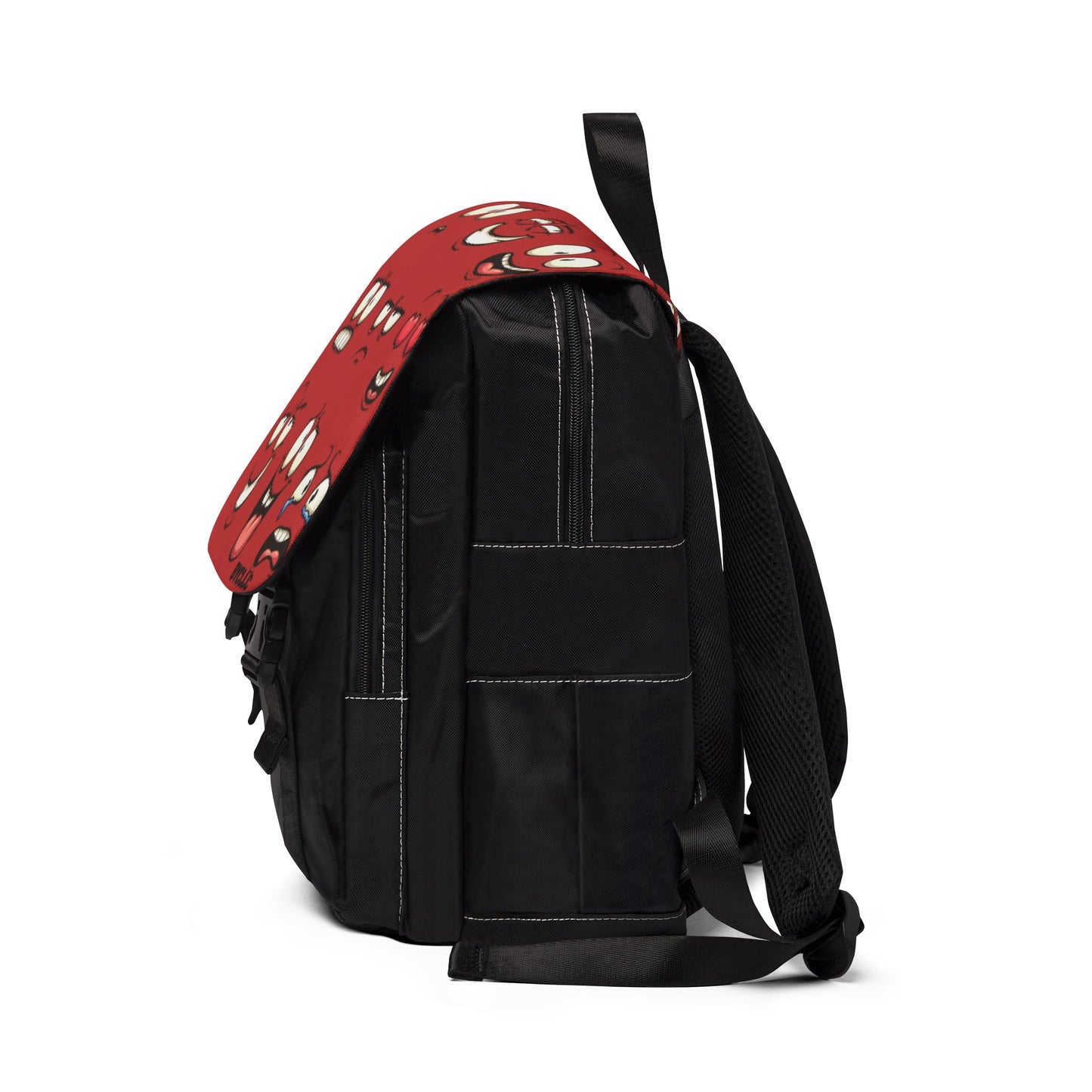 Casual Shoulder Backpack(Red Face)