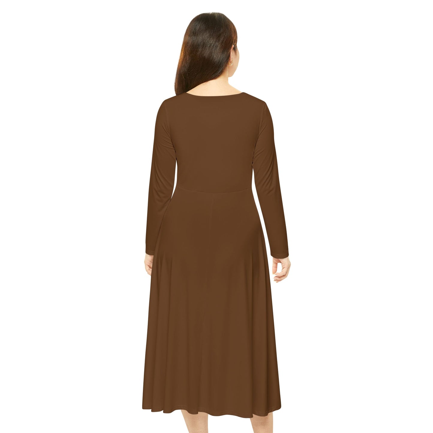 Women's Long Sleeve Dress (Hippie 12)