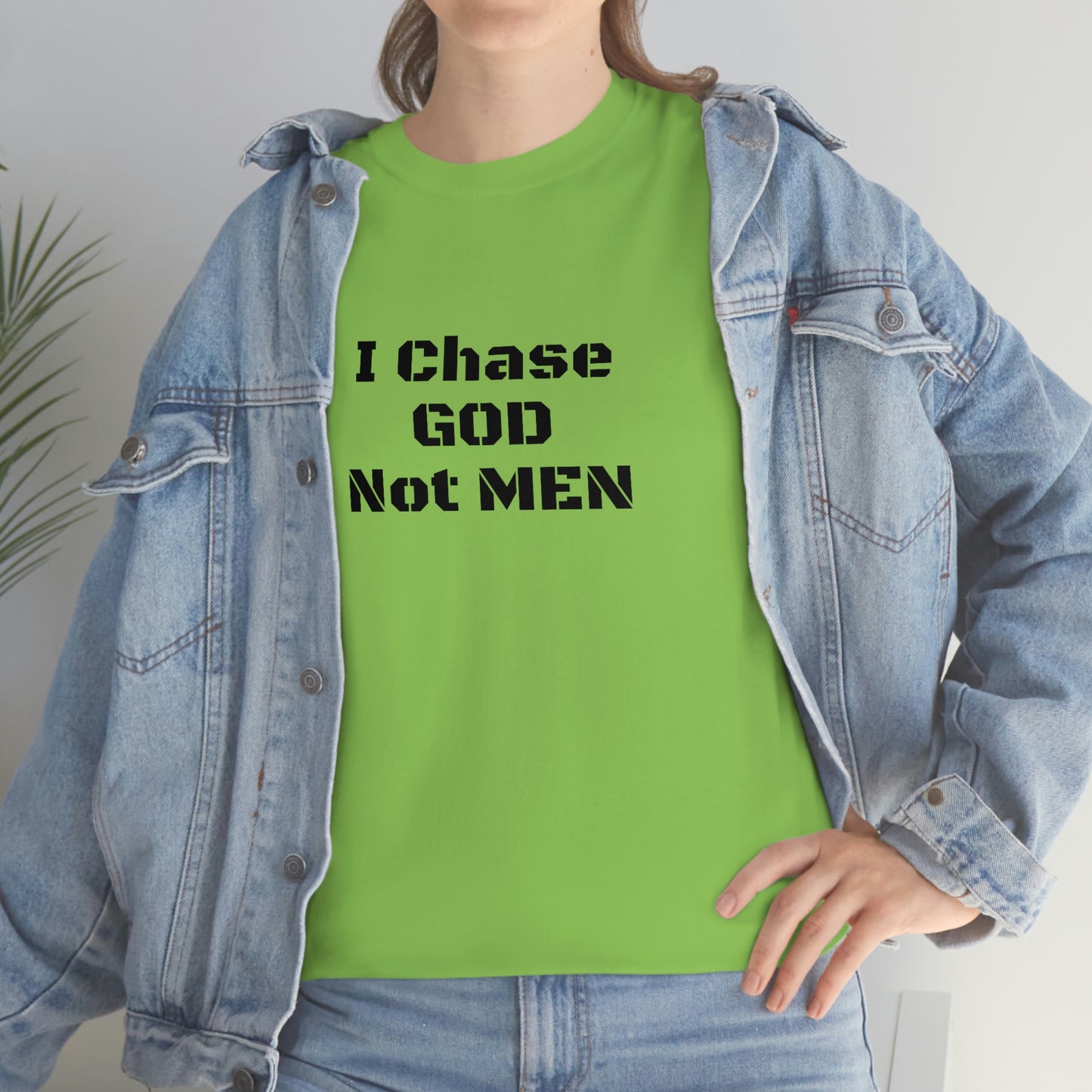 (I Chase God)NOT MEN