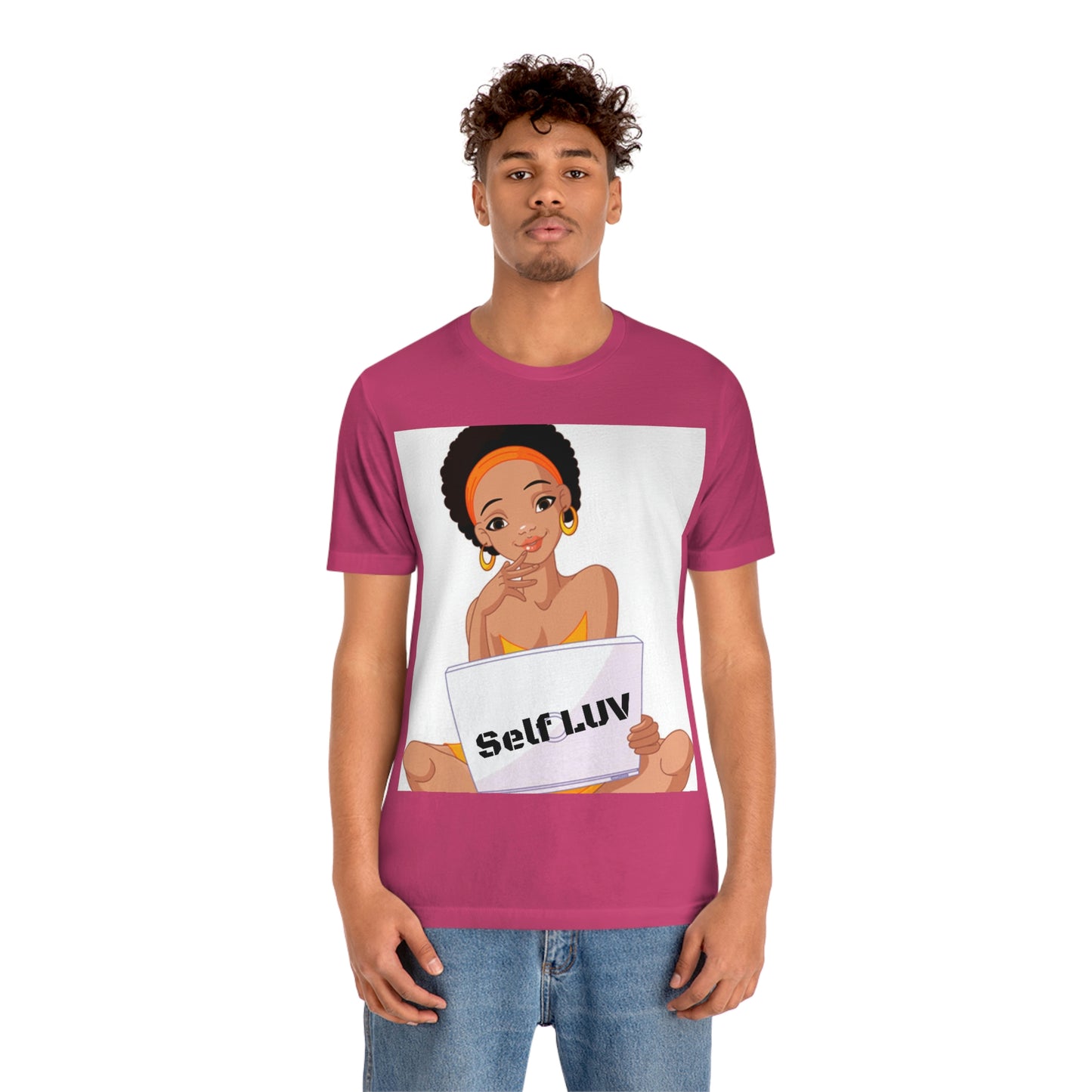 Unisex Jersey Short Sleeve Tee(Self Luv)