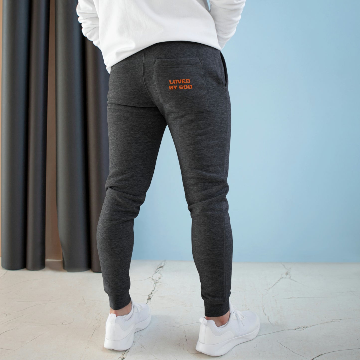 Unisex Premium Fleece Joggers(Loved by God)