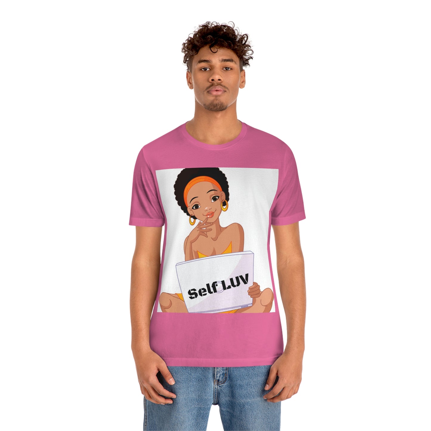 Unisex Jersey Short Sleeve Tee(Self Luv)