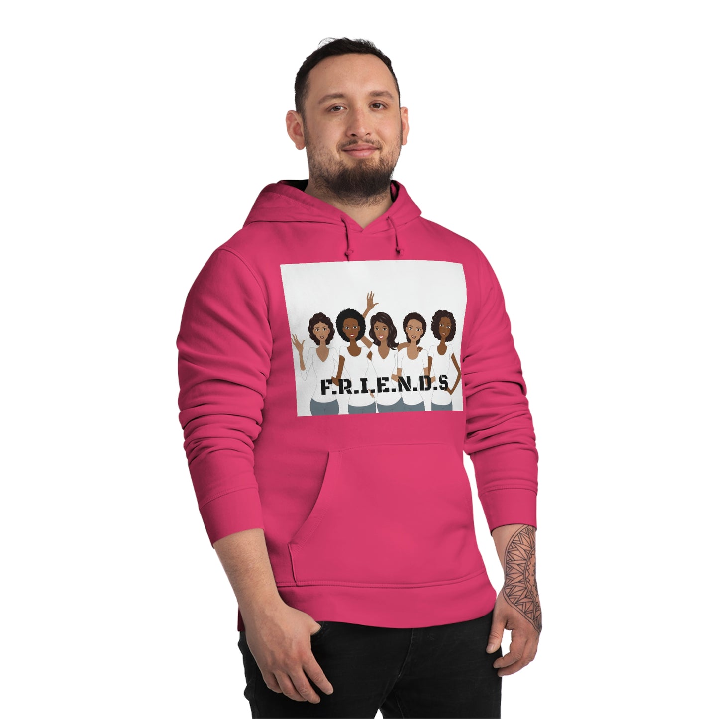 Unisex Drummer Hoodie(Friends