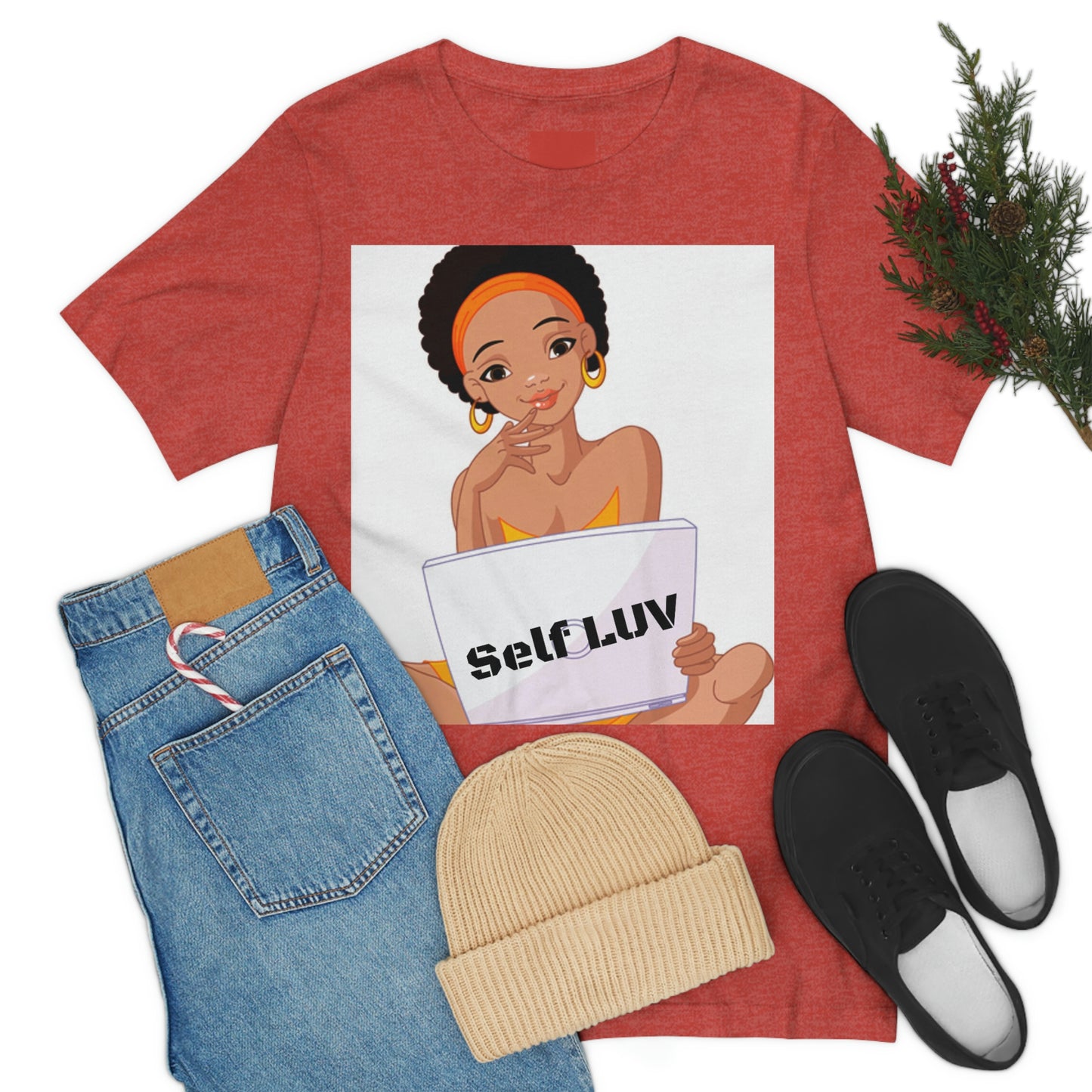 Unisex Jersey Short Sleeve Tee(Self Luv)