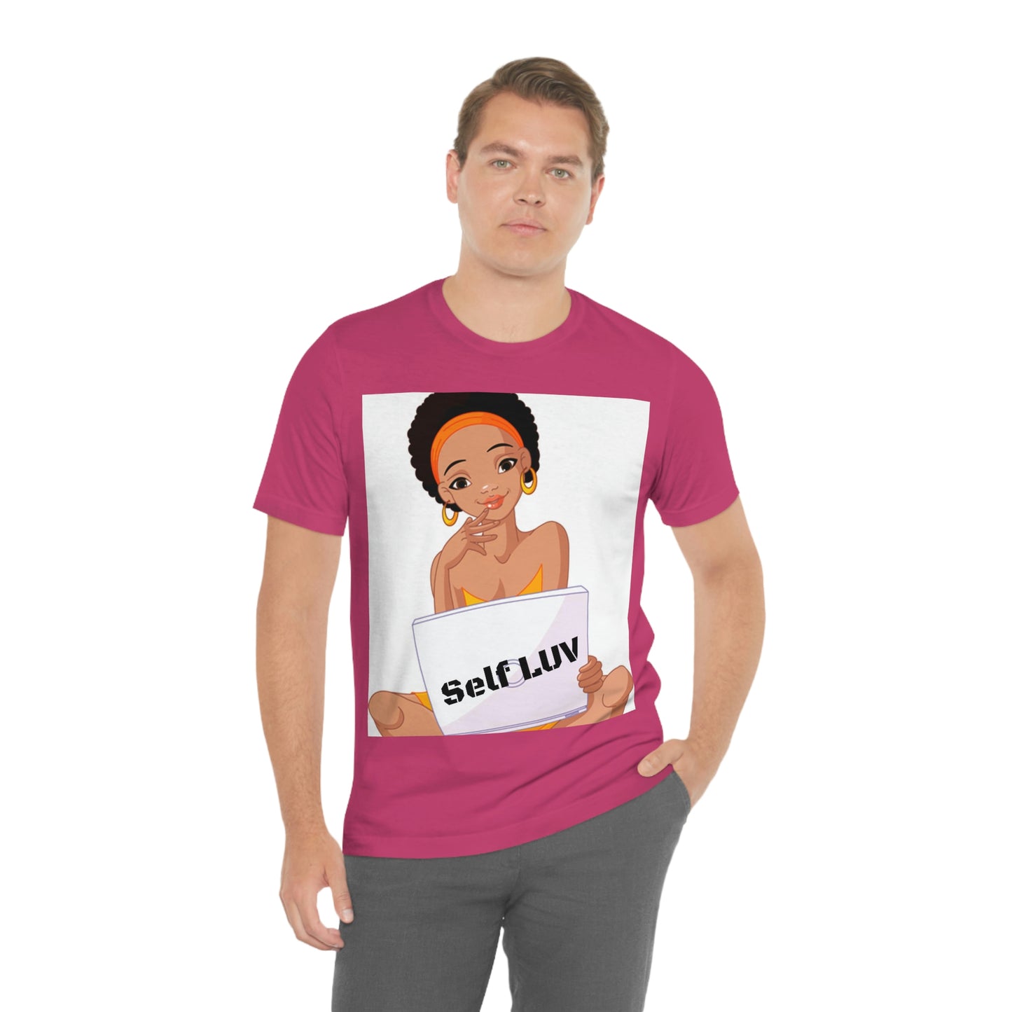 Unisex Jersey Short Sleeve Tee(Self Luv)