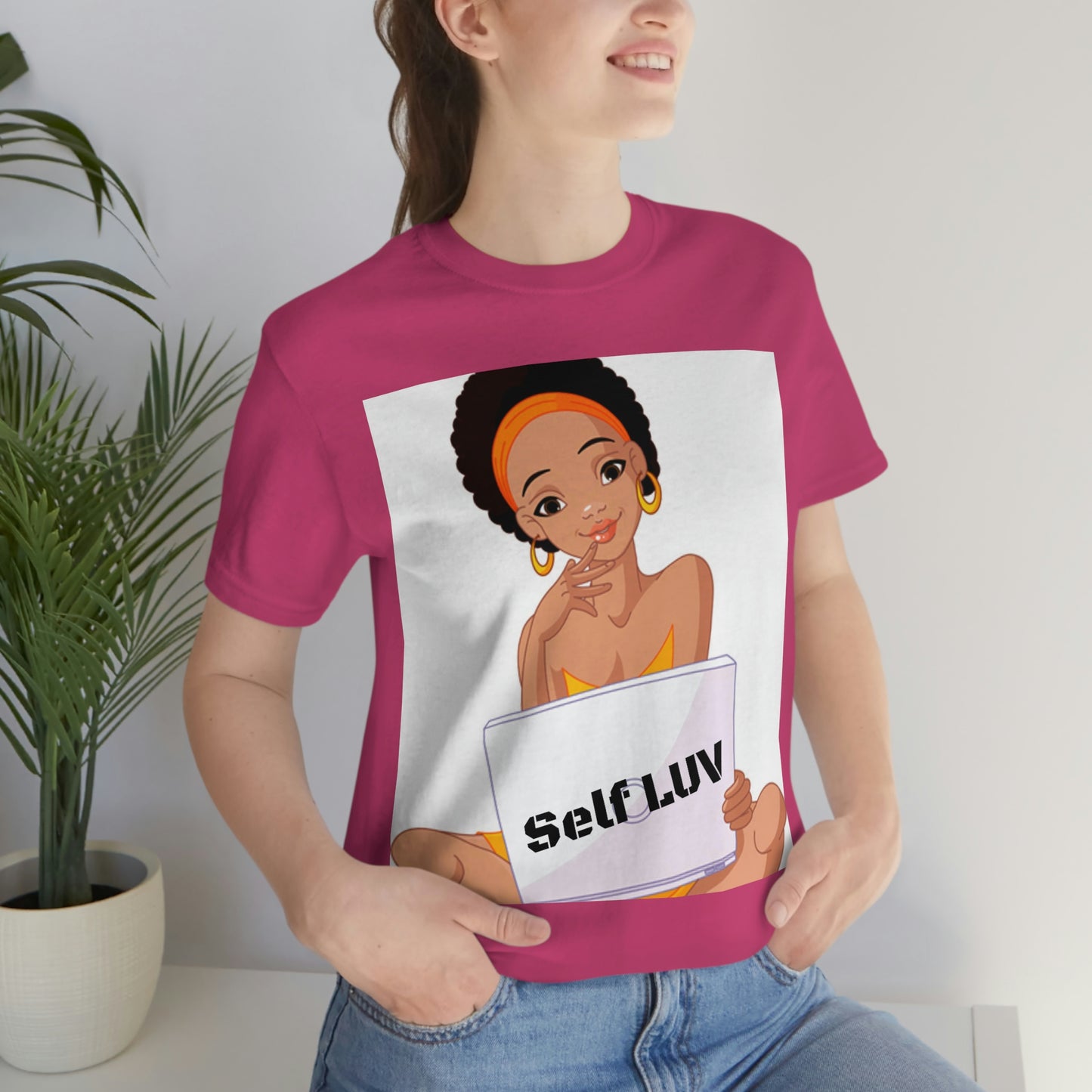 Unisex Jersey Short Sleeve Tee(Self Luv)