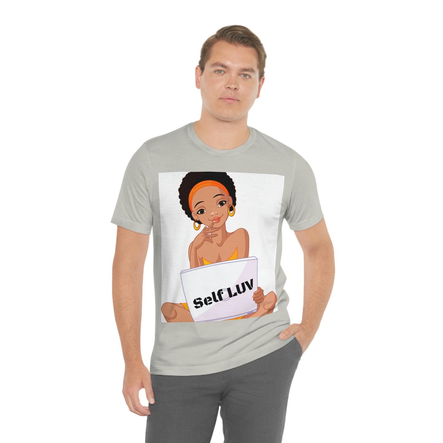 Unisex Jersey Short Sleeve Tee(Self Luv)