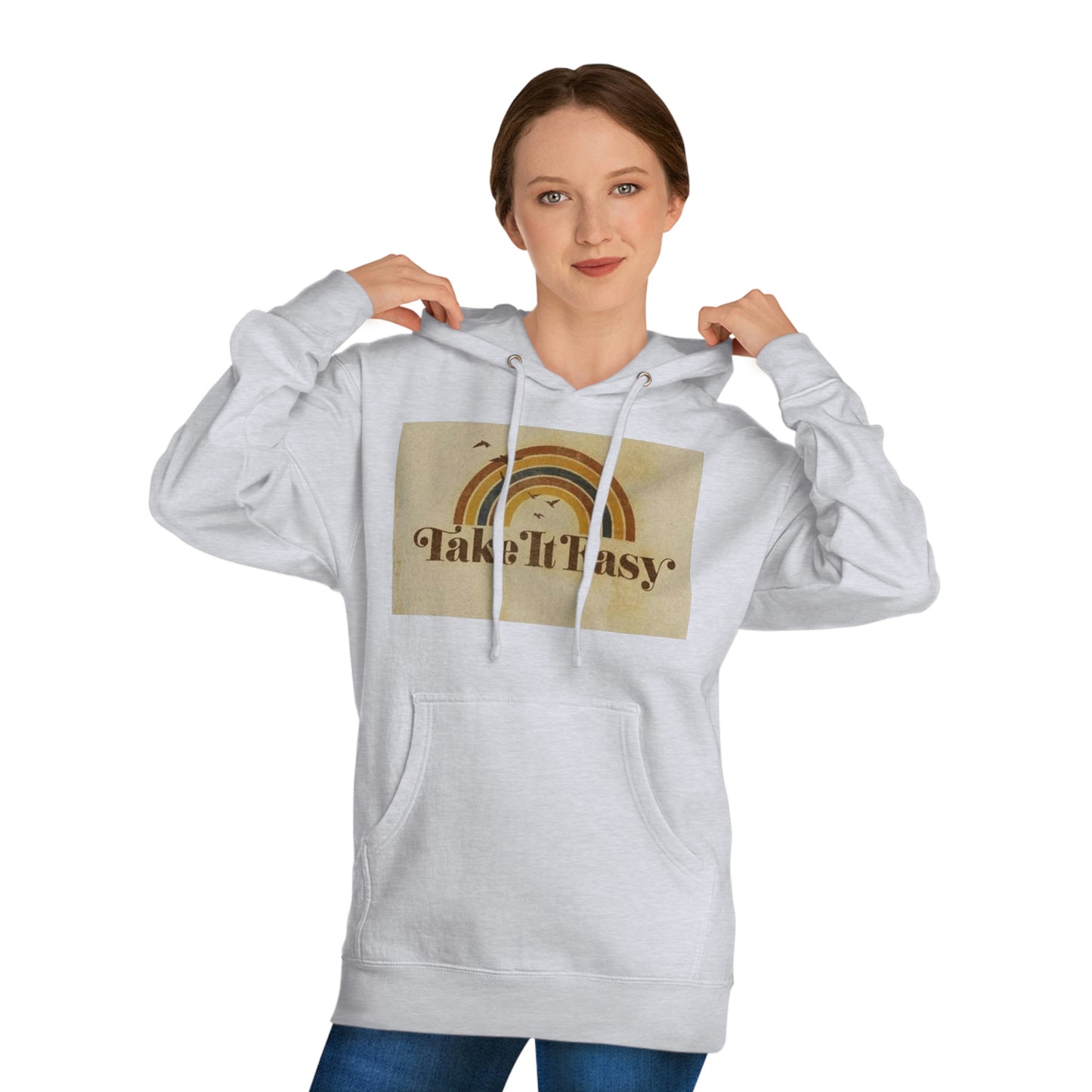 Unisex Hooded Sweatshirt(Take it easy)