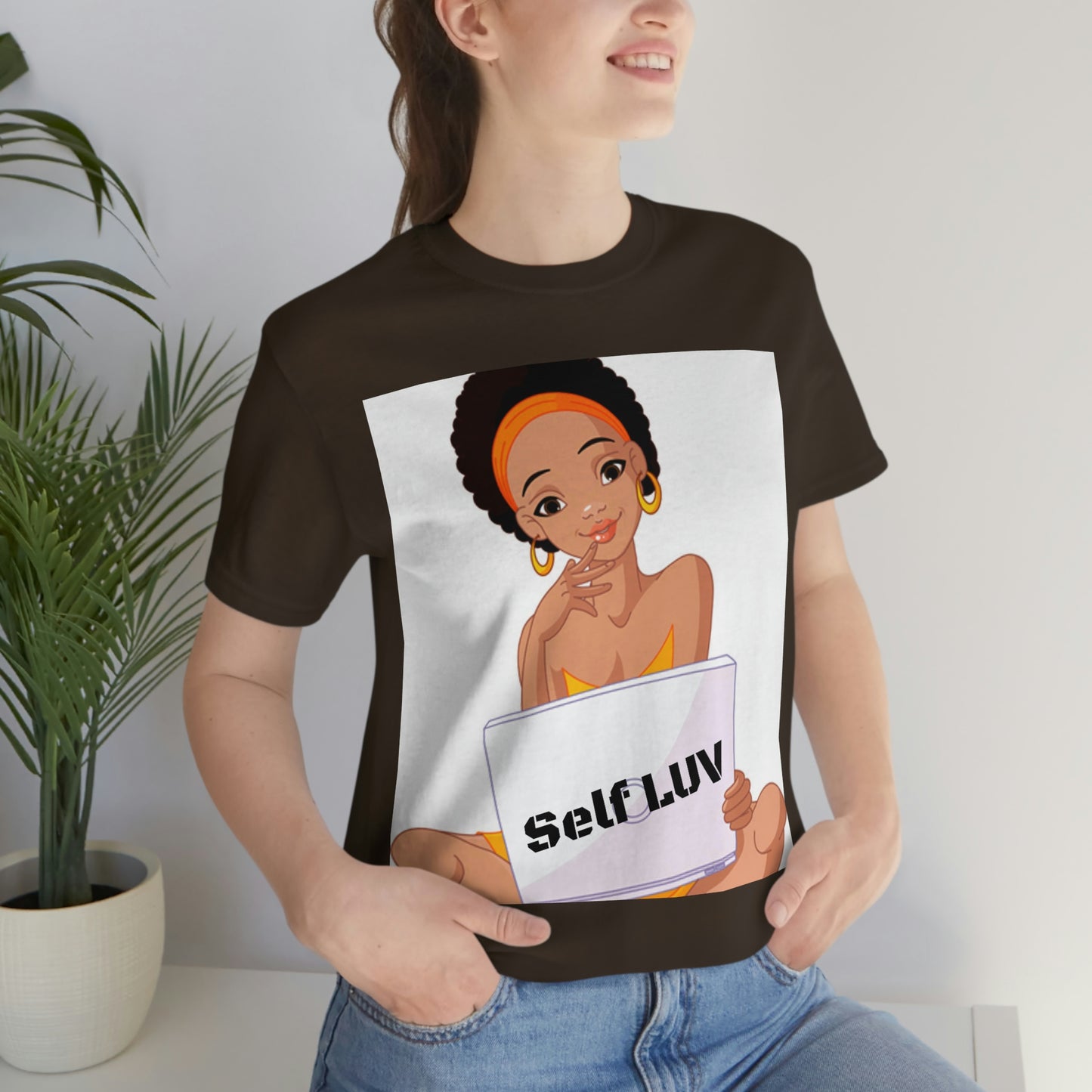 Unisex Jersey Short Sleeve Tee(Self Luv)