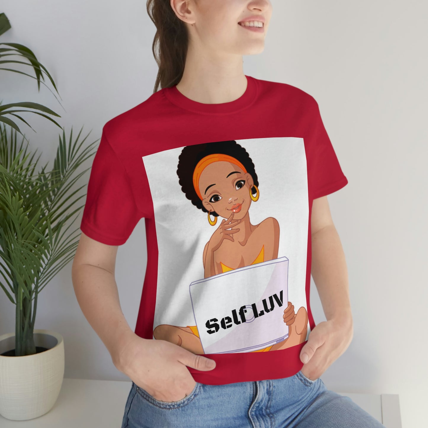 Unisex Jersey Short Sleeve Tee(Self Luv)