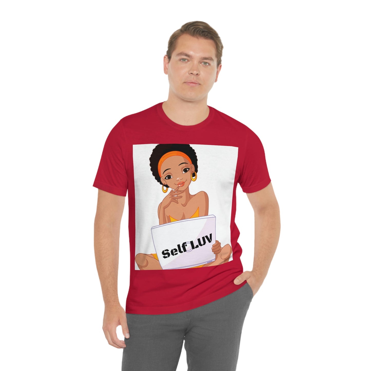 Unisex Jersey Short Sleeve Tee(Self Luv)