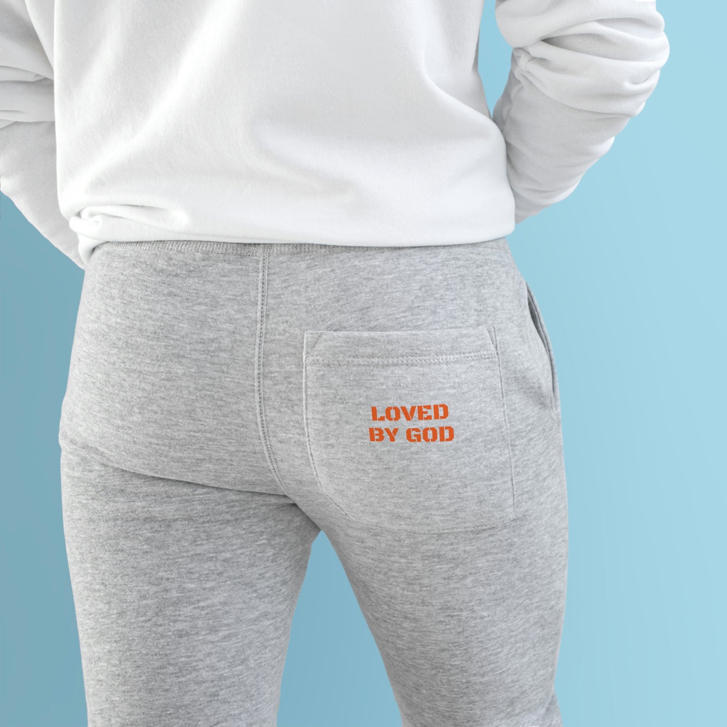 Unisex Premium Fleece Joggers(Loved by God)