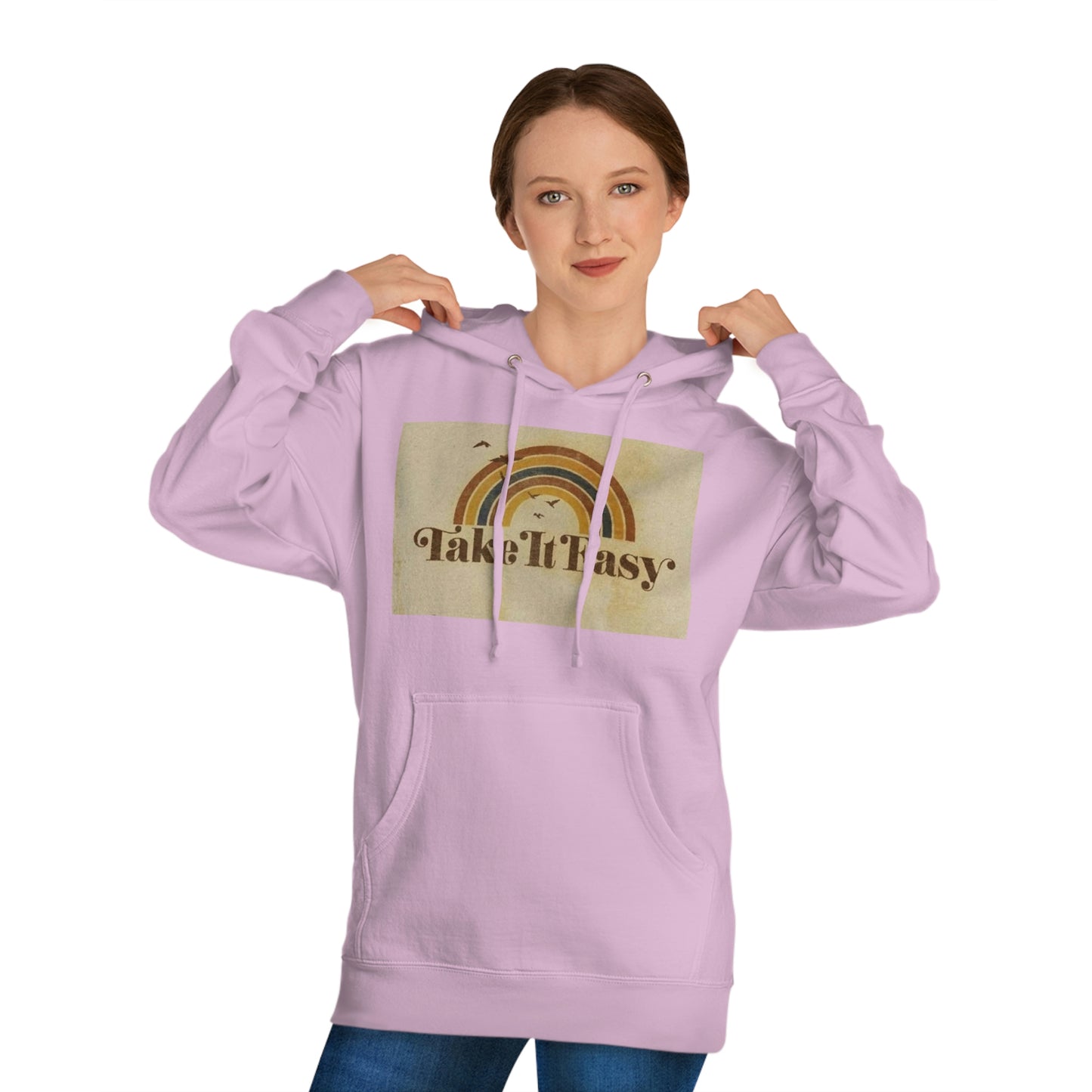 Unisex Hooded Sweatshirt(Take it easy)