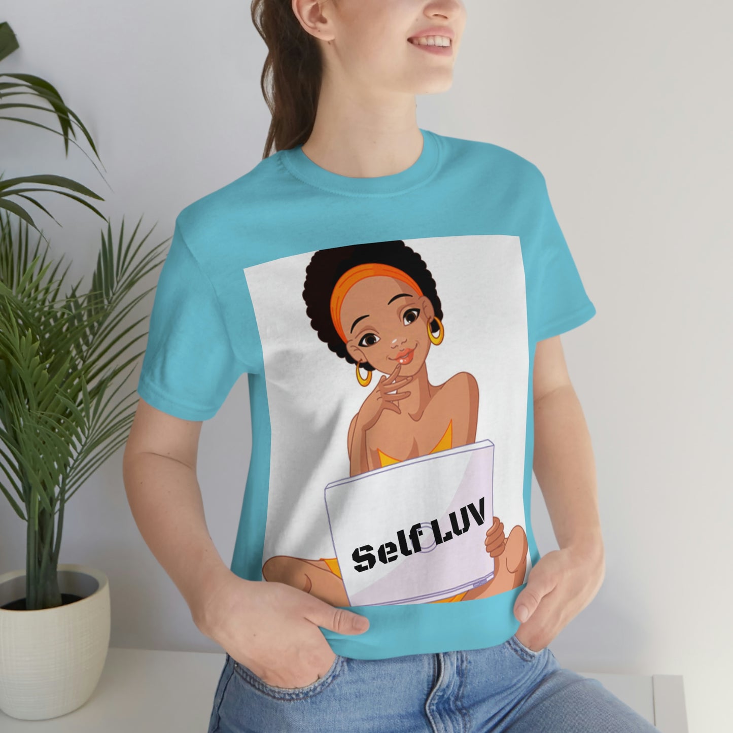 Unisex Jersey Short Sleeve Tee(Self Luv)