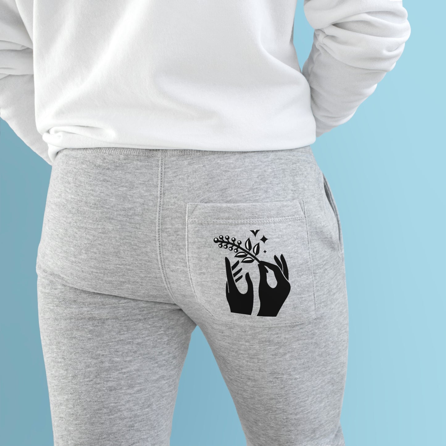 Unisex Fleece Joggers(feather faith)