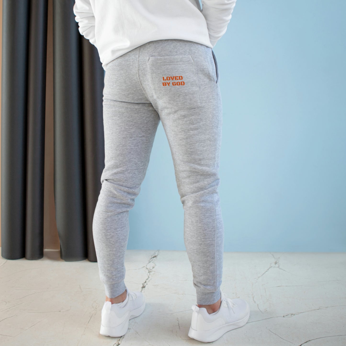 Unisex Premium Fleece Joggers(Loved by God)