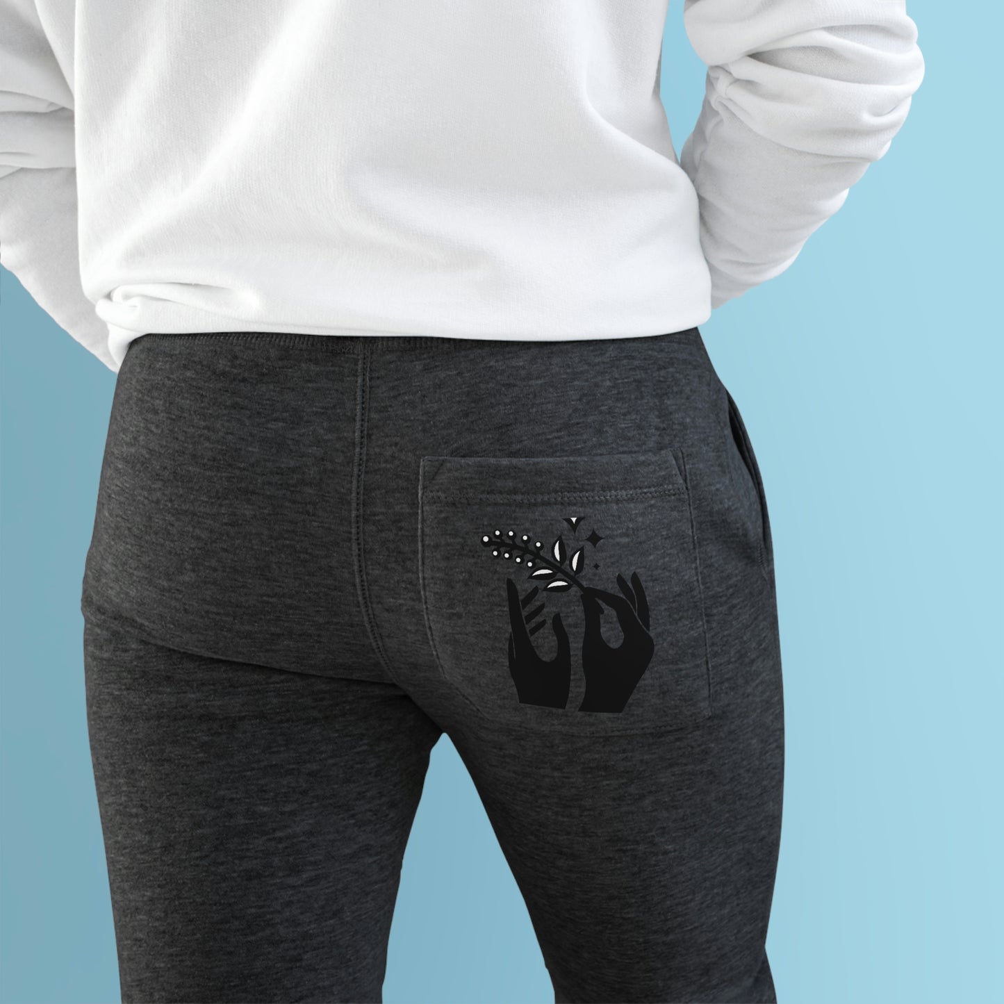 Unisex Fleece Joggers(feather faith)