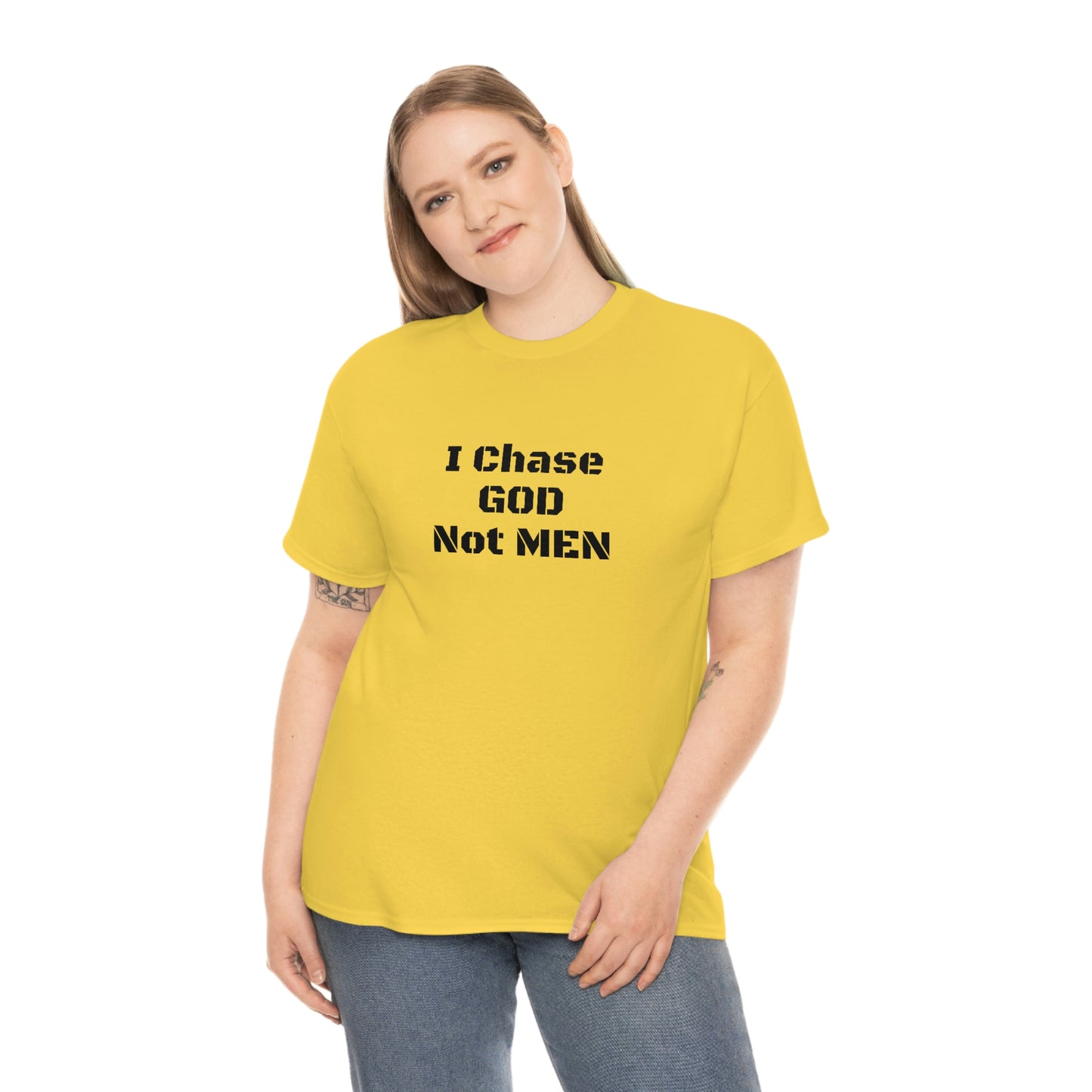 (I Chase God)NOT MEN